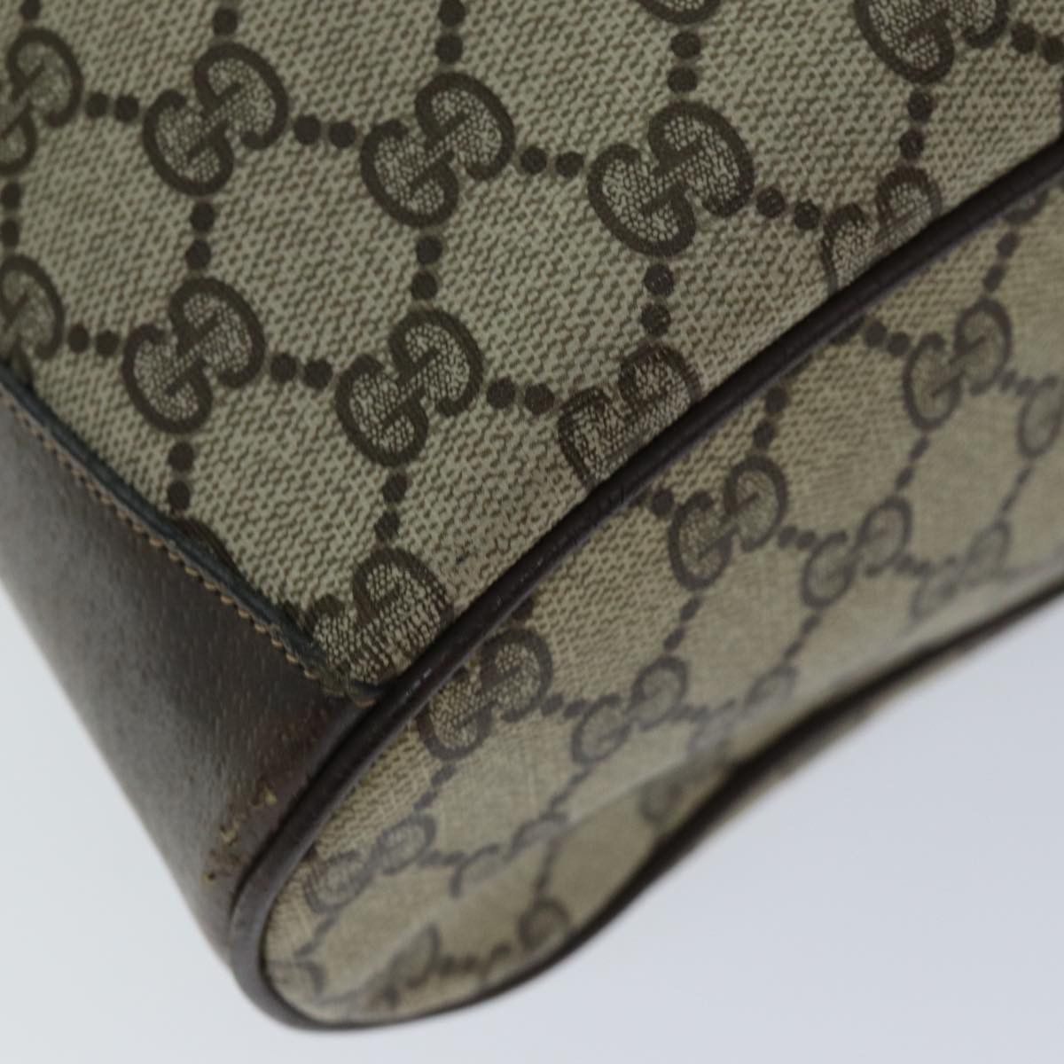Gucci GUCCI Web Sherry Line GG Supreme Shoulder Bag Beige Red 41 Size ONE SIZE - 14 Thumbnail