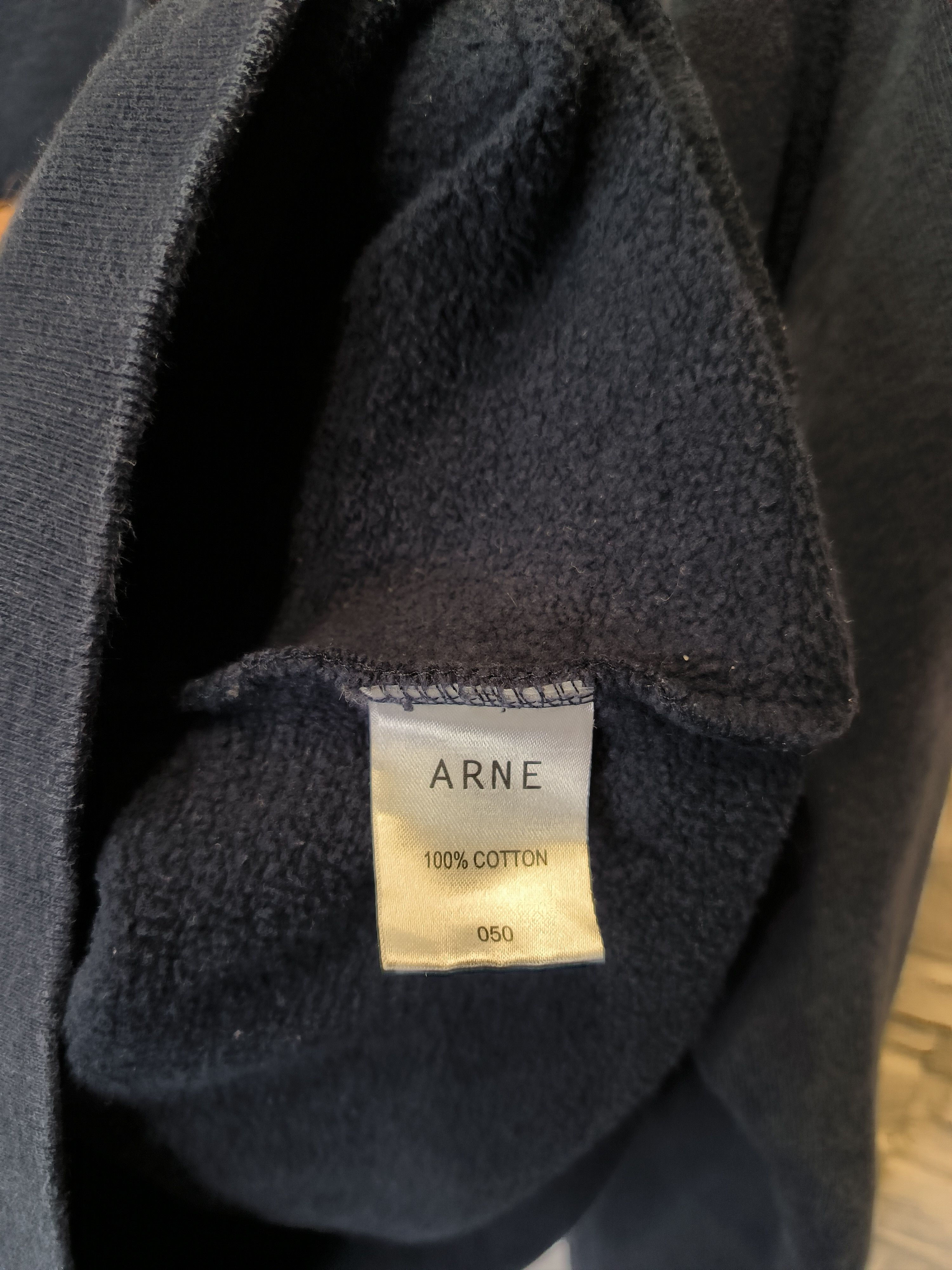 Vintage Arne Hoodie Black Logo Sweatshirt Size US M / EU 48-50 / 2 - 5 Thumbnail