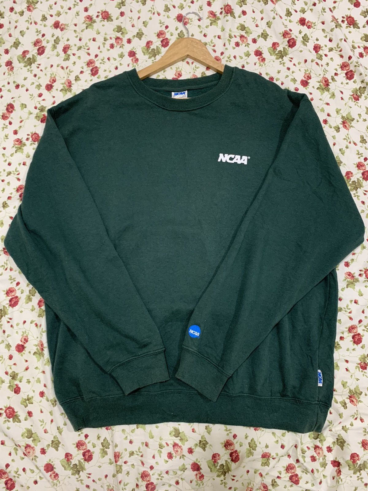 NCAA Vintage NCAA Green Sweatshirt Big Size Size US XXL / EU 58 / 5 - 5 Thumbnail