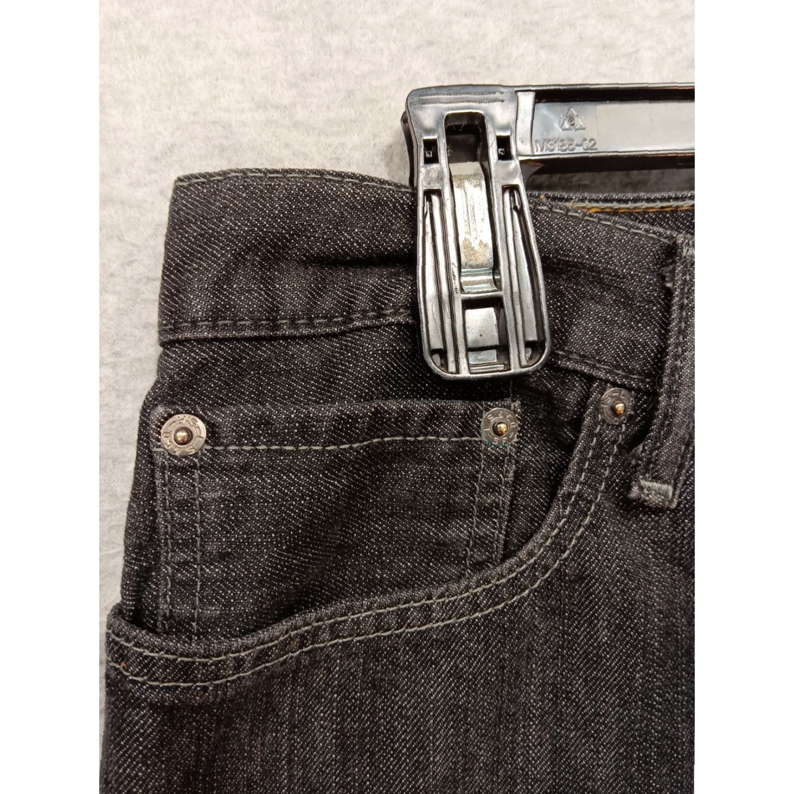 Levi's Levi's 514 Jeans Mens 36x34 Black Straight 5-Pocket Denim Cotton Wash Dark Logo USA Belt Loop GUC Size US 36 / EU 52 - 3 Thumbnail