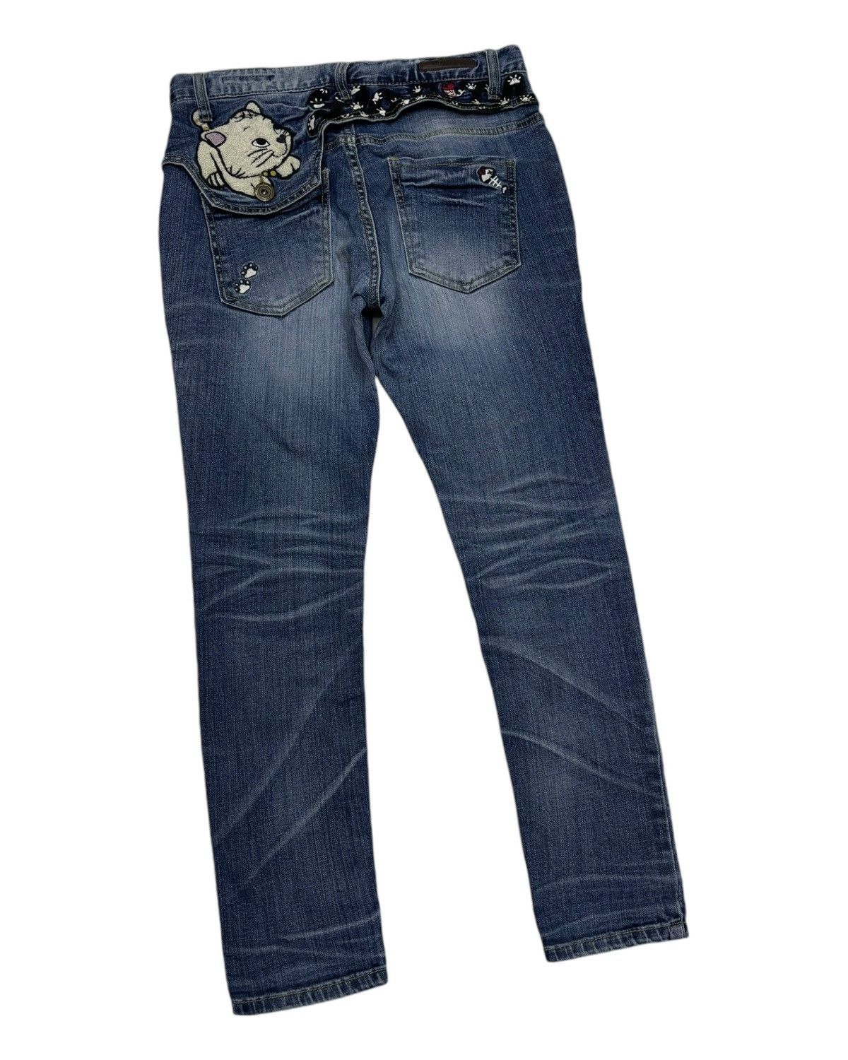 Japanese Brand Yoshitomo Nara Lolita Jeans Size 31" - 6 Thumbnail