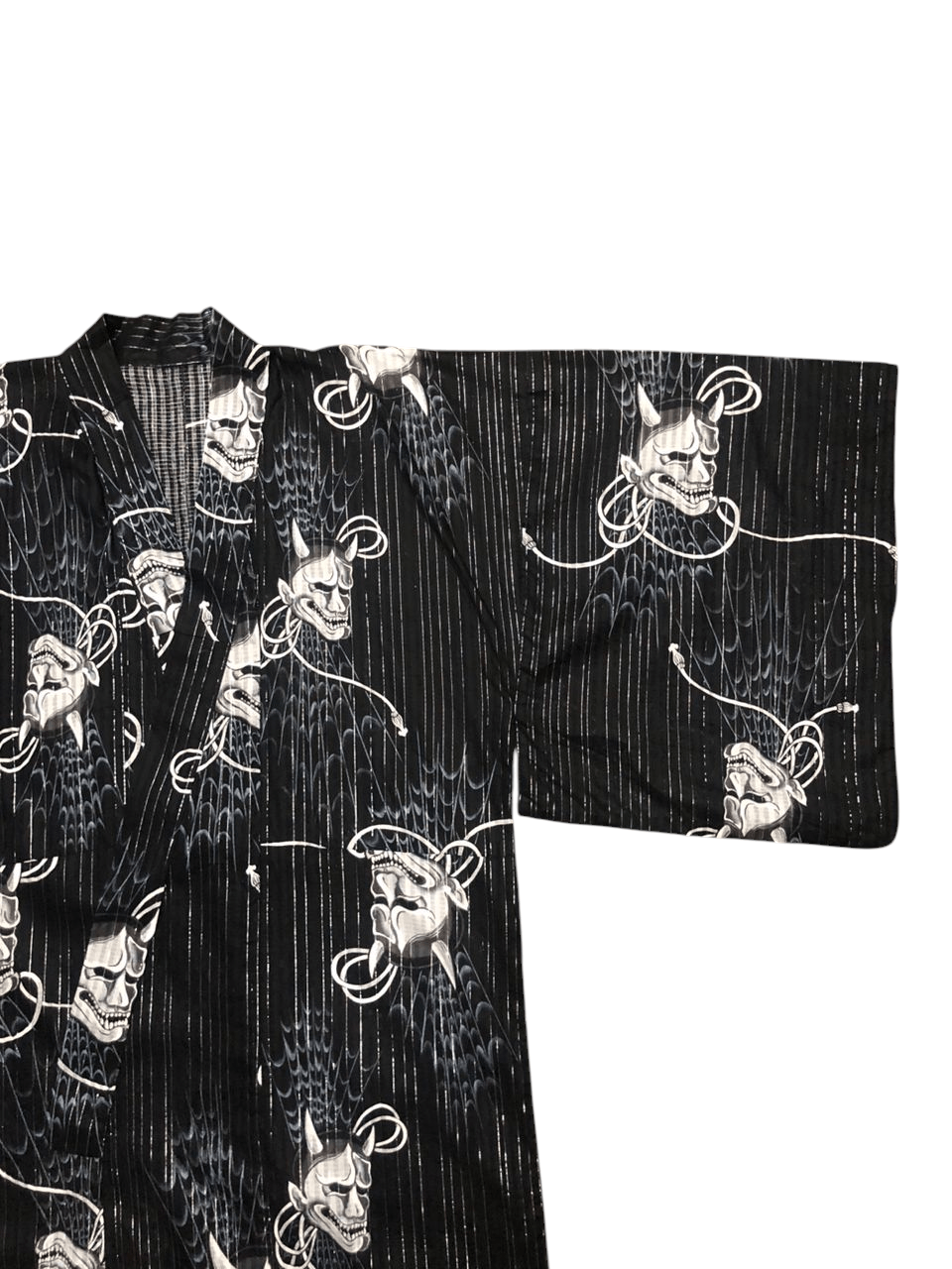 Komono Very Rare Kimono Black and White Ohio Long Kimono Japan Size US L / EU 52-54 / 3 - 5 Thumbnail