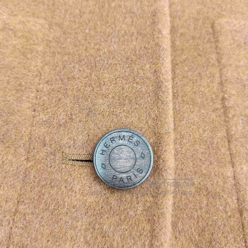 Hermes Hermes Brown Cashmere Single Button Vest Coat Size XXS / US 00 / IT 34 - 3 Thumbnail
