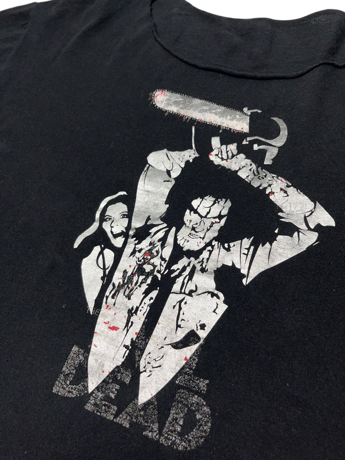 Expert Horror × Vintage Vintage 90s Evil Dead Cropped T-shirt Horror Size US XL / EU 56 / 4 - 3 Thumbnail