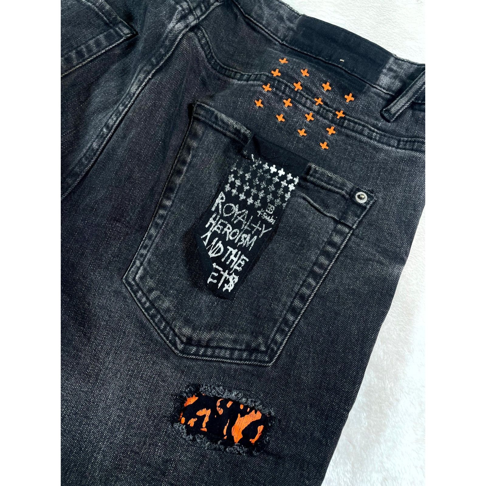 Ksubi Ksubi Grey & Orange Jeans Size US 36 / EU 52 - 3 Thumbnail