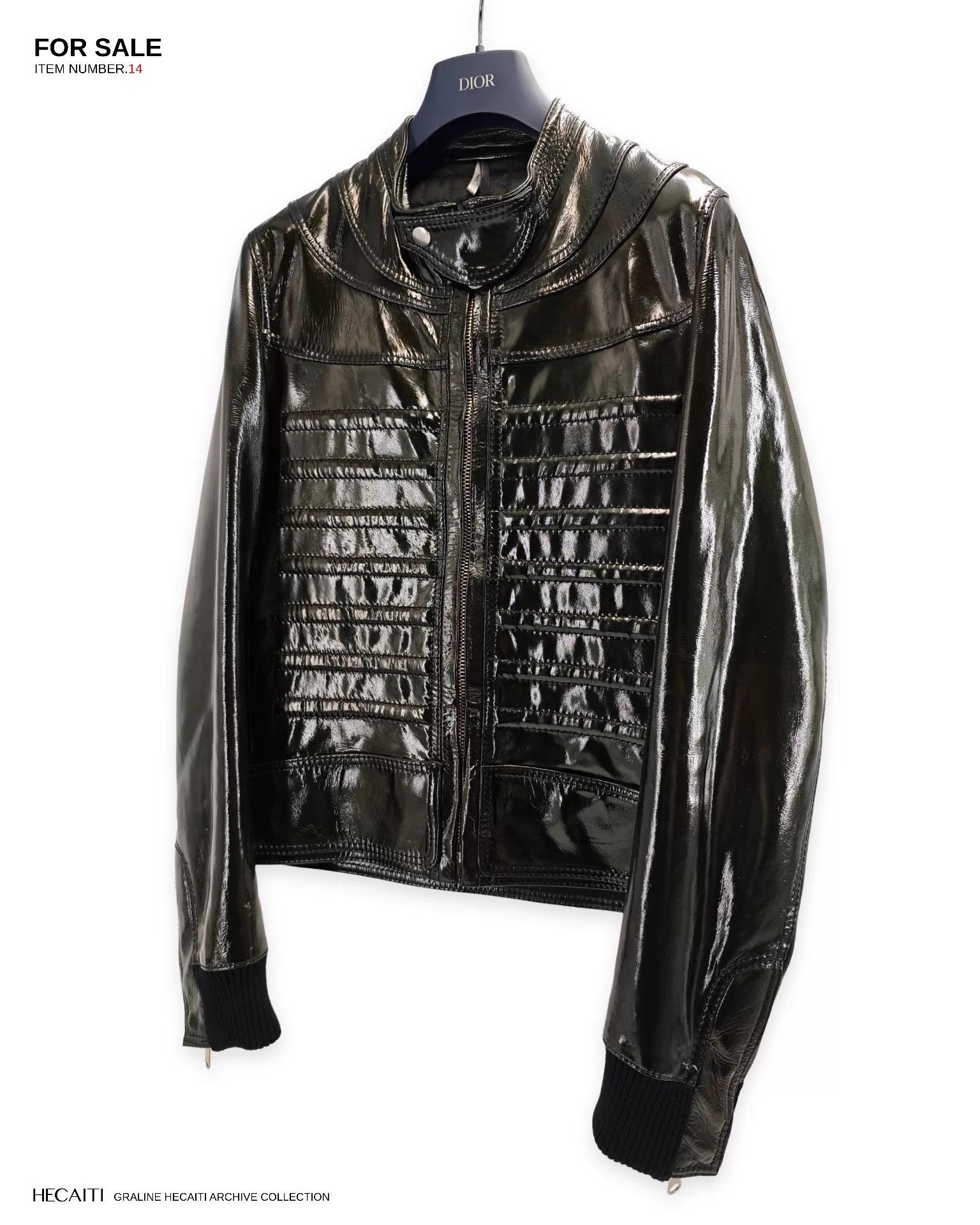 Dior Dior Homme 05FW KVA Napoleon Lacquered Armor Jacket 44 Size US S / EU 44-46 / 1 - 2 Thumbnail