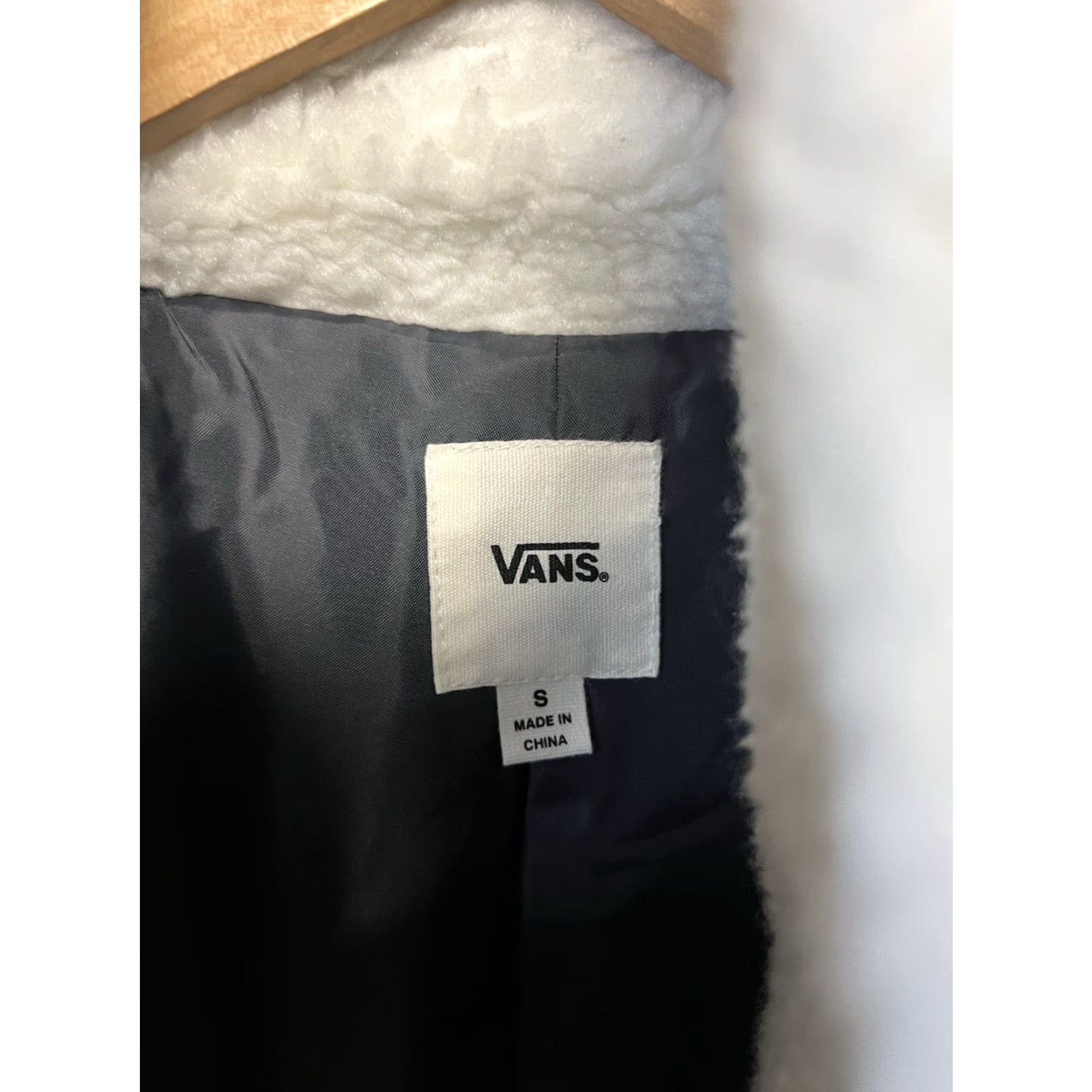 Vans VANS Womens Green Fleece Sherpa Full Zip Sweatshirt Size S Activewear Size S / US 4 / IT 40 - 3 Thumbnail