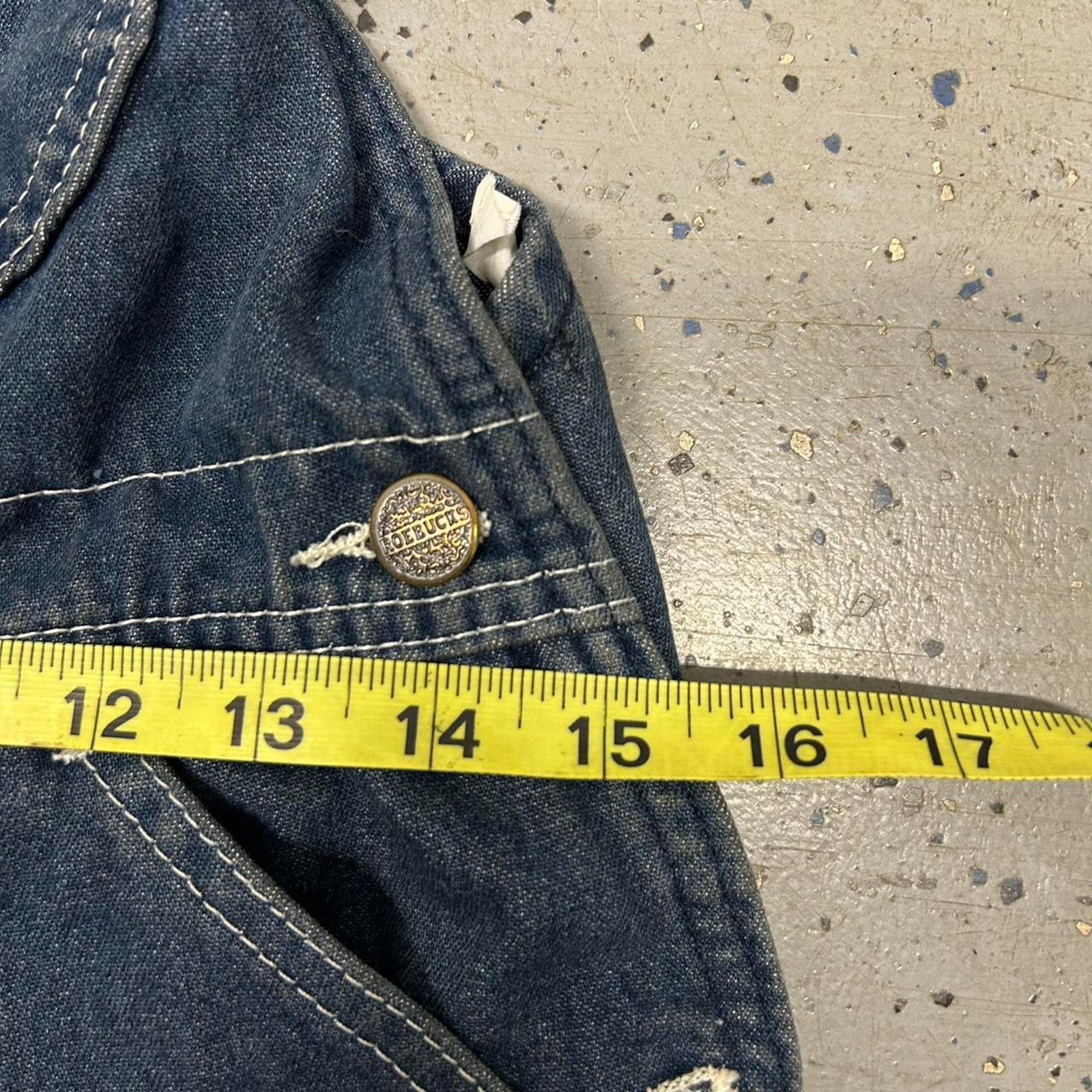 Other Vtg roebuck denim overalls Size US 30 / EU 46 - 6 Thumbnail