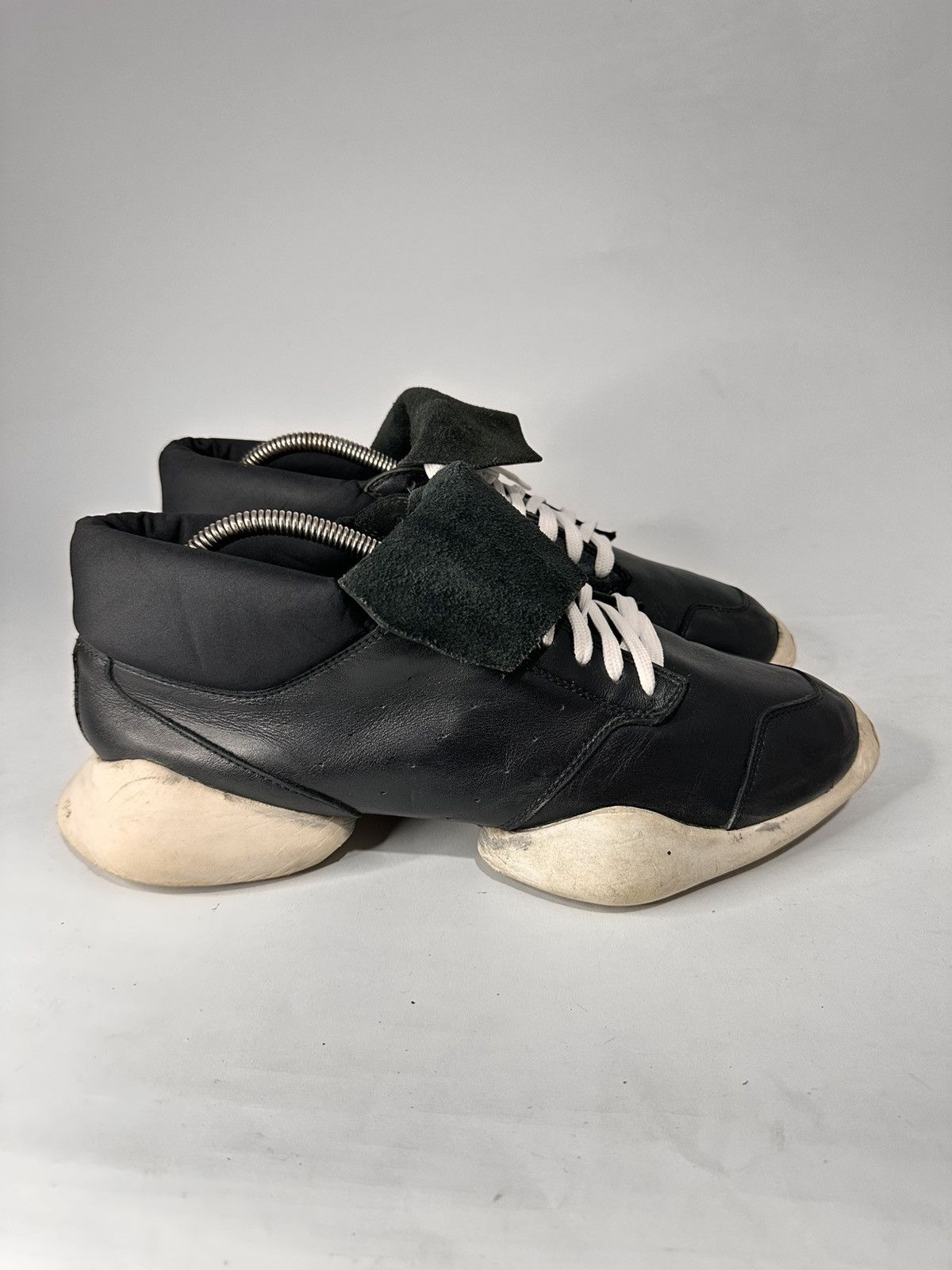 Adidas × Rick Owens Adidas x Rick Owens Tech Runner Black and White. Size US 9.5 / EU 42-43 - 2 Thumbnail