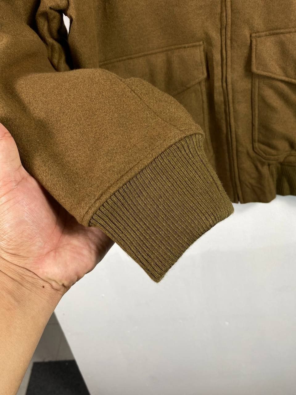 Japanese Brand uniqlo japanese brand wool bomber jacket nice design Size US XL / EU 56 / 4 - 4 Thumbnail