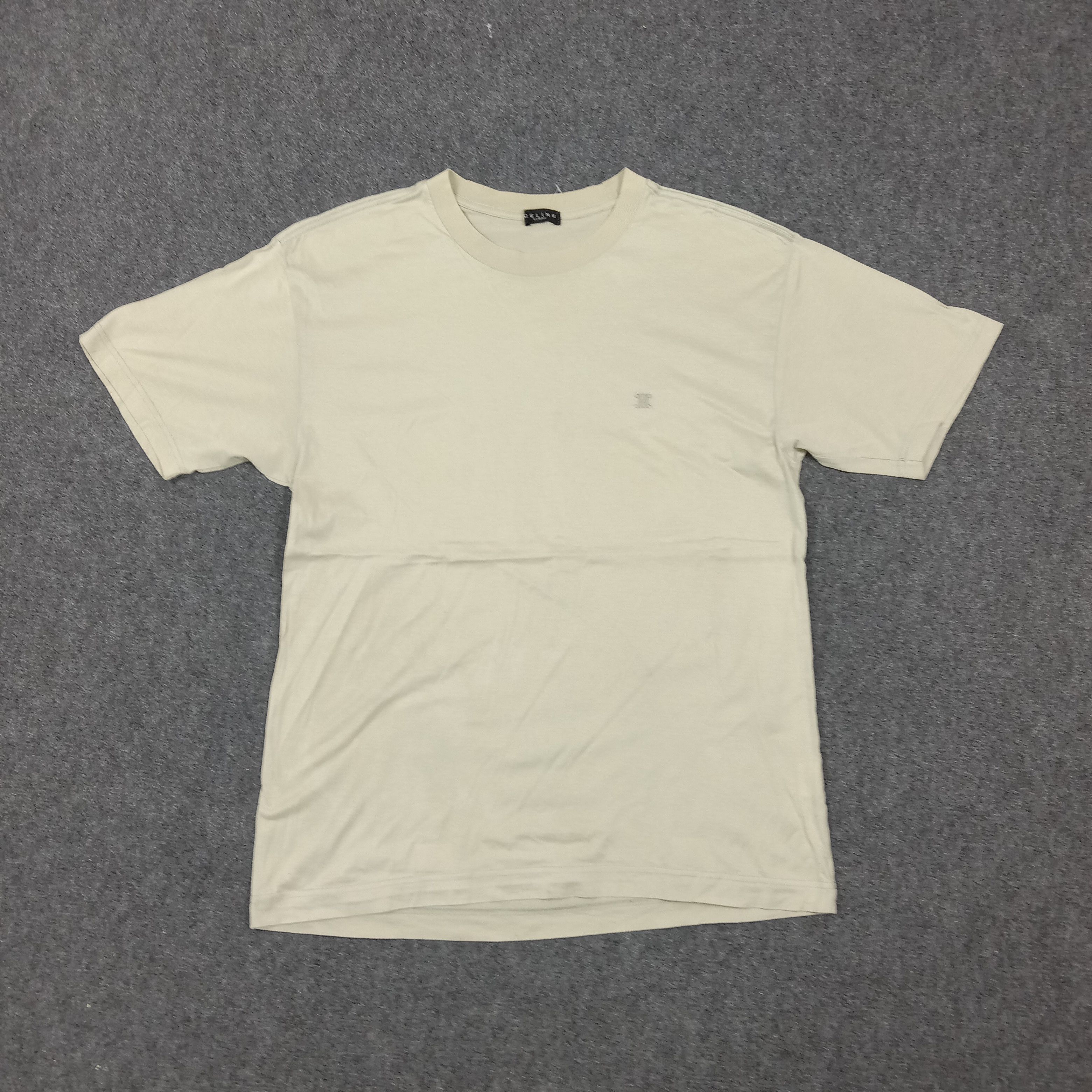 Celine Celine Homme Luxury Plain Tshirt C276N58 Size US M / EU 48-50 / 2 - 1 Thumbnail