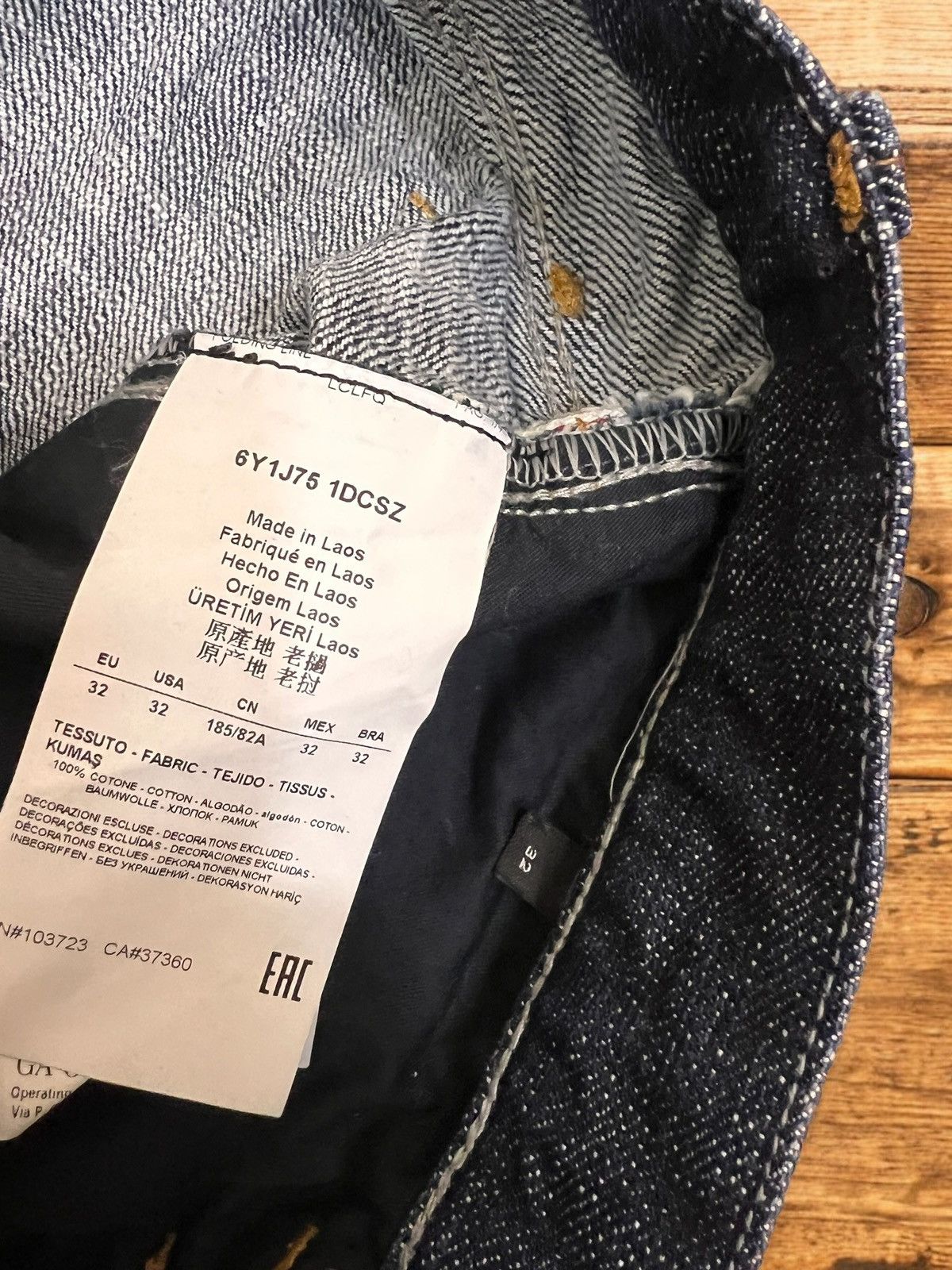 Emporio Armani Emporio Armani slim fit jeans size W32 Size US 32 / EU 48 - 7 Thumbnail