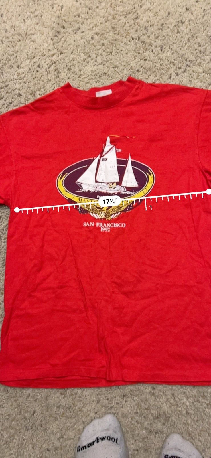 NFL × Vintage × basketcase gallery Vintage Single Stitch 1992 San Francisco, California Size US L / EU 52-54 / 3 - 5 Thumbnail