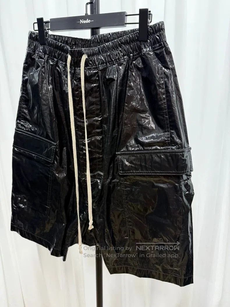 Rick Owens Rick Owens Black Cargo Shorts Size M. Size US 32 / EU 48 - 2 Thumbnail