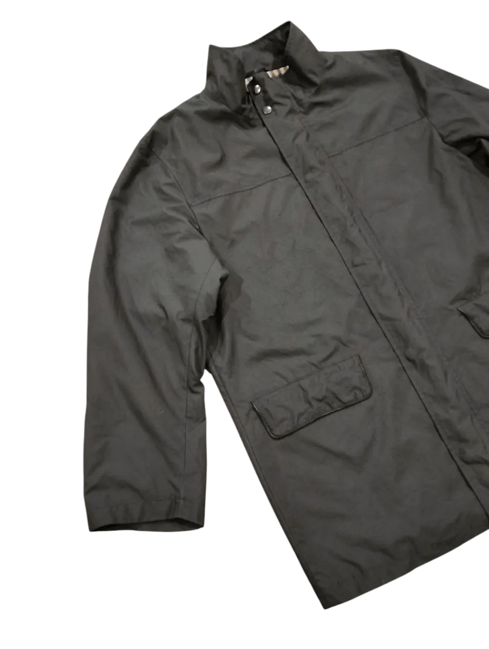 Aquascutum Aquascutum London Overcoat Zipper Button Leather Part Size US M / EU 48-50 / 2 - 7 Thumbnail