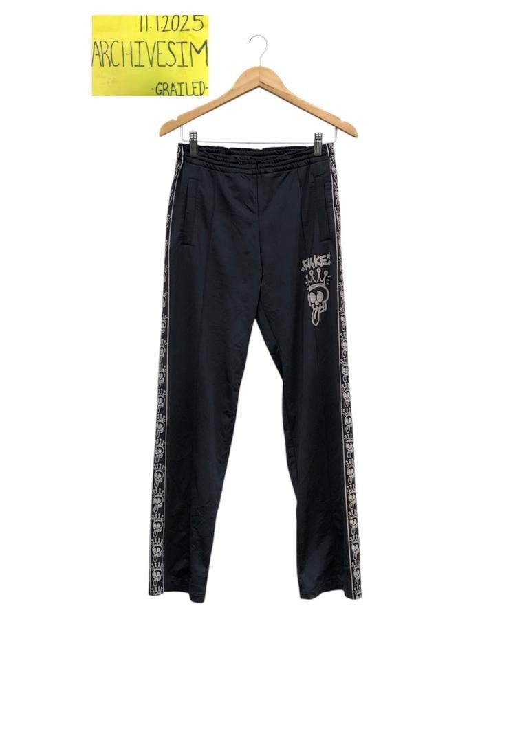 Japanese Brand Japanese Brand Flake Trackpants Side Stripe Logo Pants Size US 27 - 2 Thumbnail