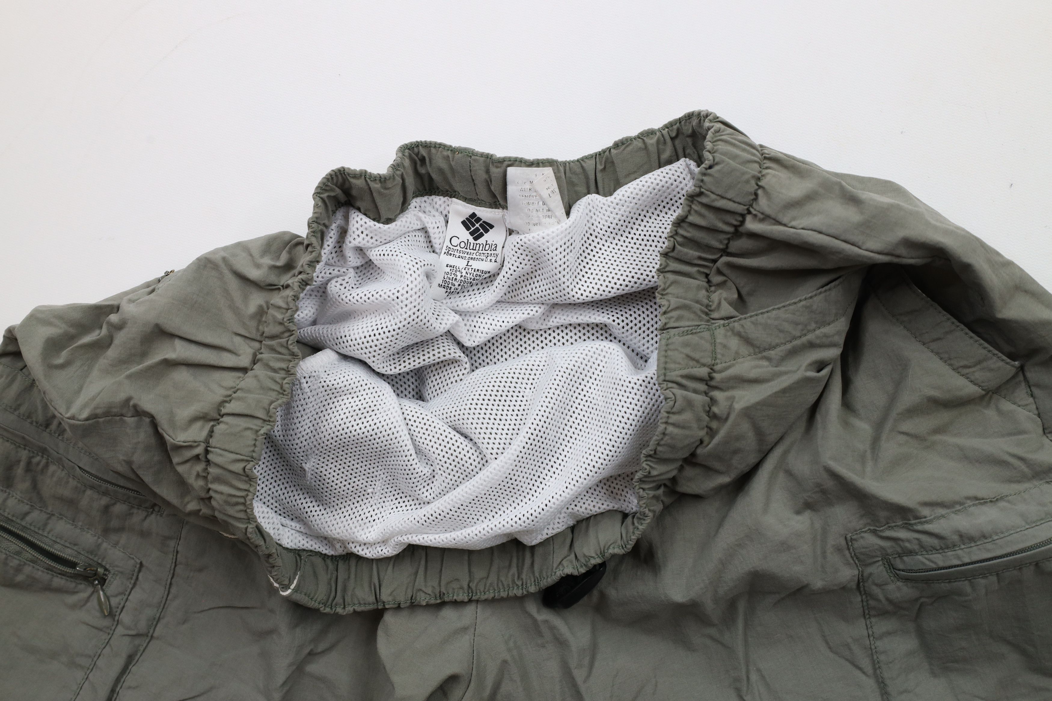 Columbia × Vintage Vintage 90s Columbia Lined Belted Above Knee Shorts Green Size US 34 / EU 50 - 7 Thumbnail