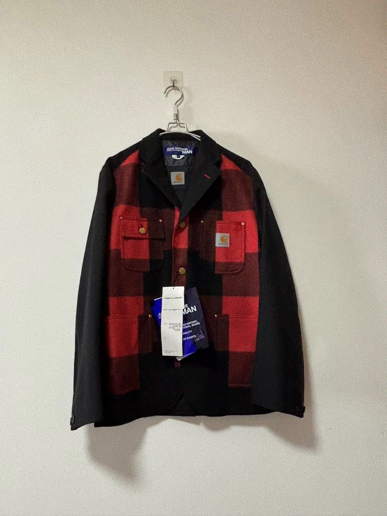 Junya Watanabe Junya Watanabe Man Carhartt Red Plaid Jacket Size US L / EU 52-54 / 3 - 1 Thumbnail