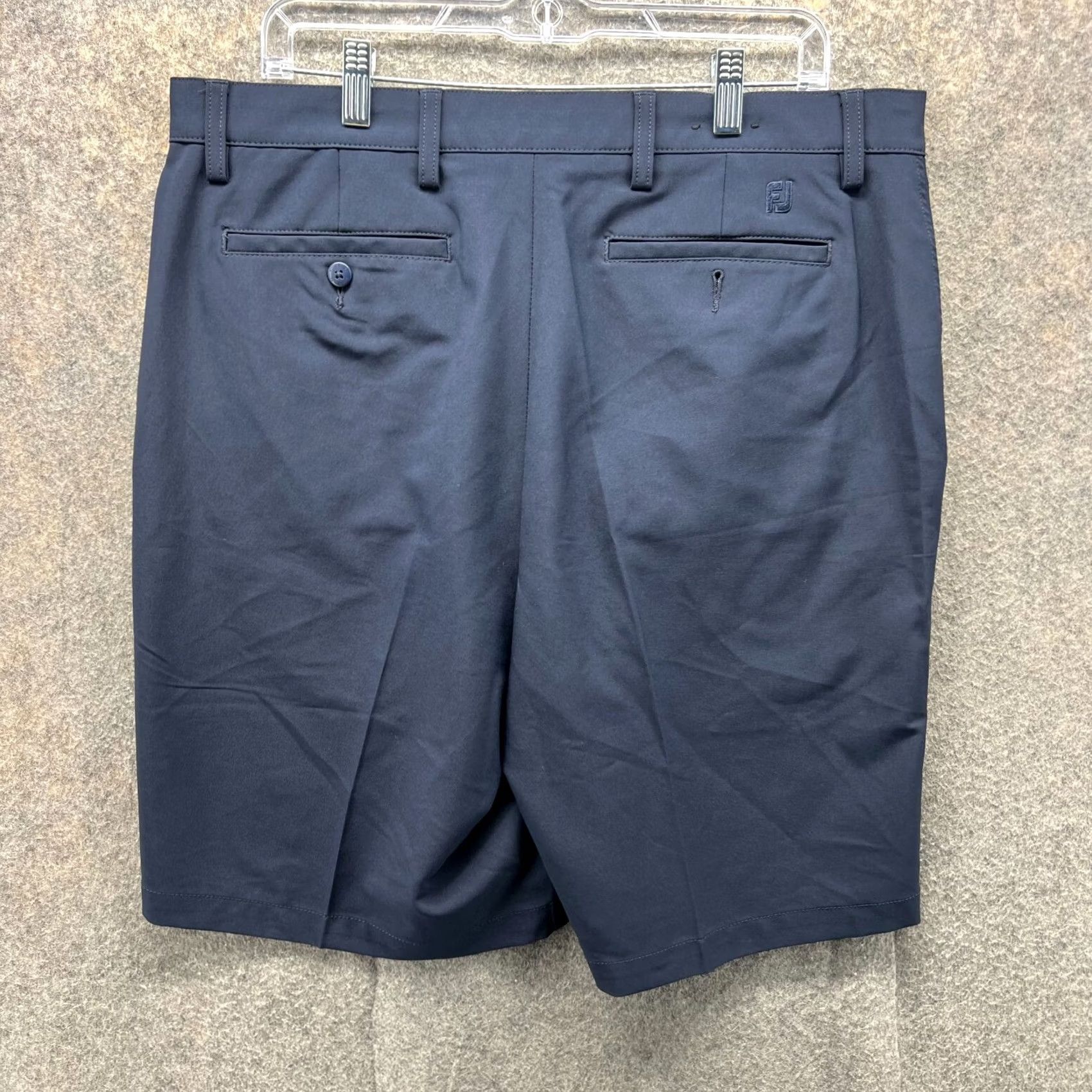 Footjoy FootJoy Shorts Mens 36 Blue Navy Chino Pleated Stretch Golf Golfer Athletic Shirt Size US 36 / EU 52 - 2 Thumbnail