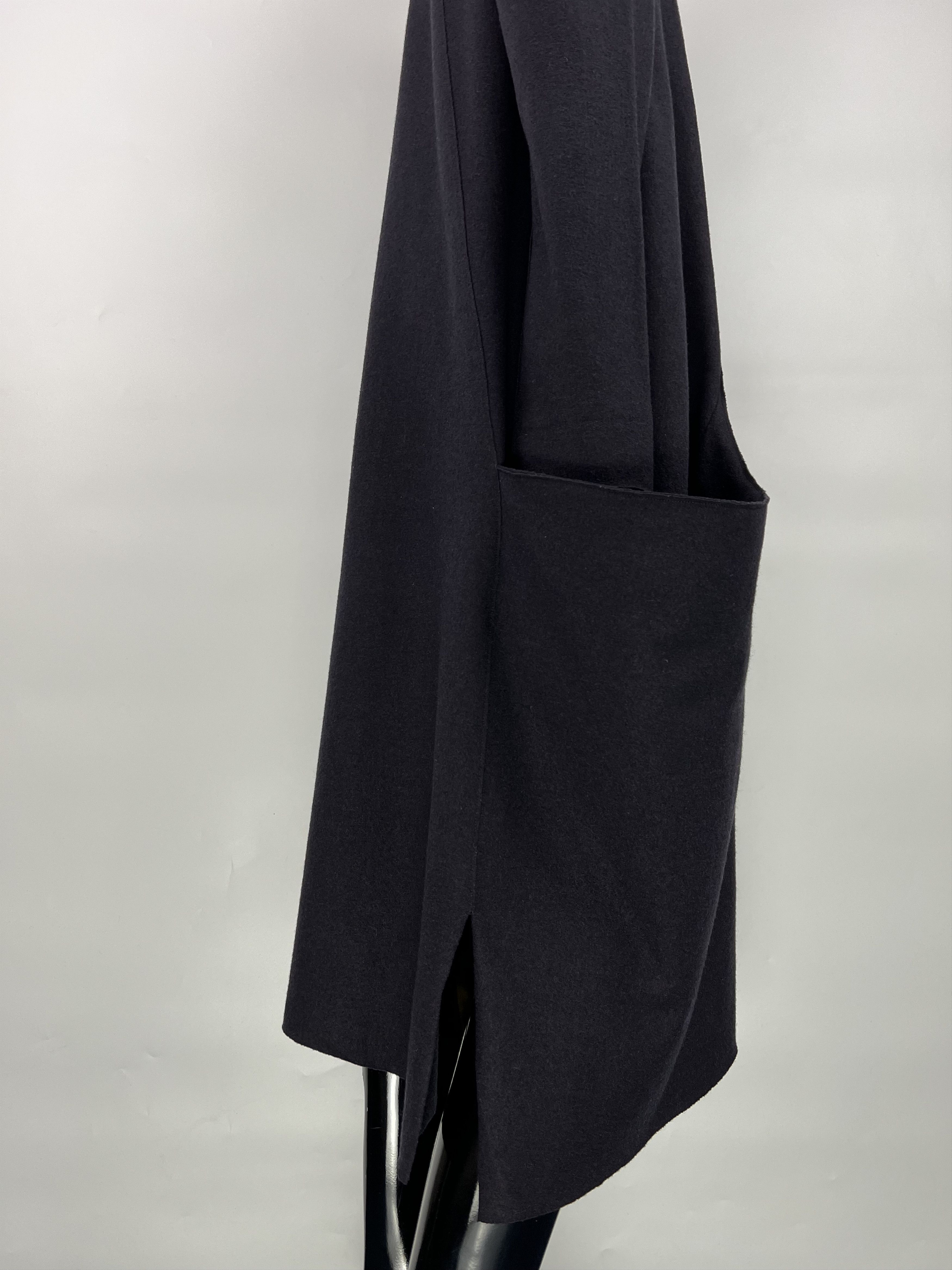 OSKA Oska Asymmetrical Wool Long Sleeve Oversized Pocket Dress Size XL / US 12-14 / IT 48-50 - 9 Thumbnail