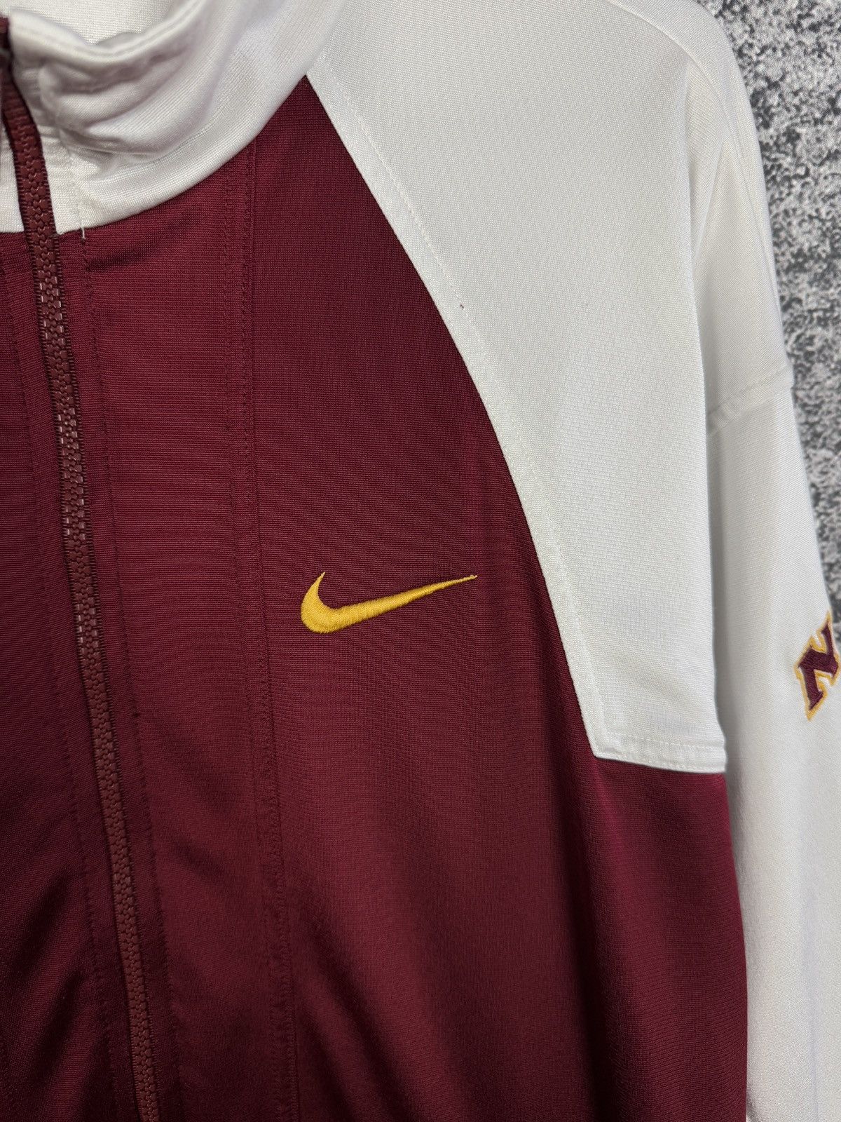 Nike Nike Authentic Basketball Full Zip Vintage Jacket 90s Size L Size US L / EU 52-54 / 3 - 6 Thumbnail
