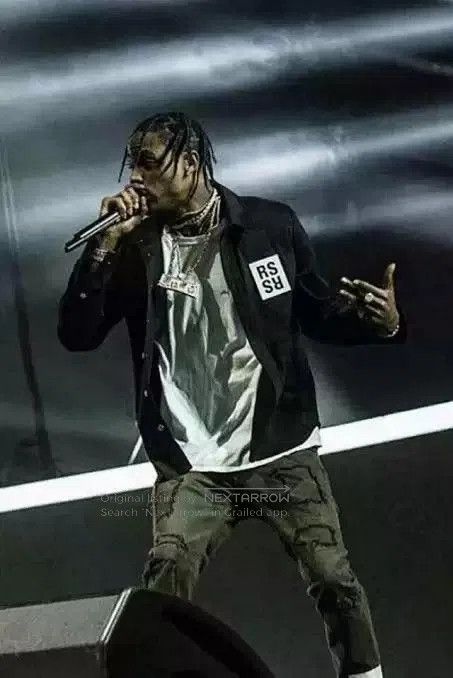 Raf Simons Denim branded shirt coat.