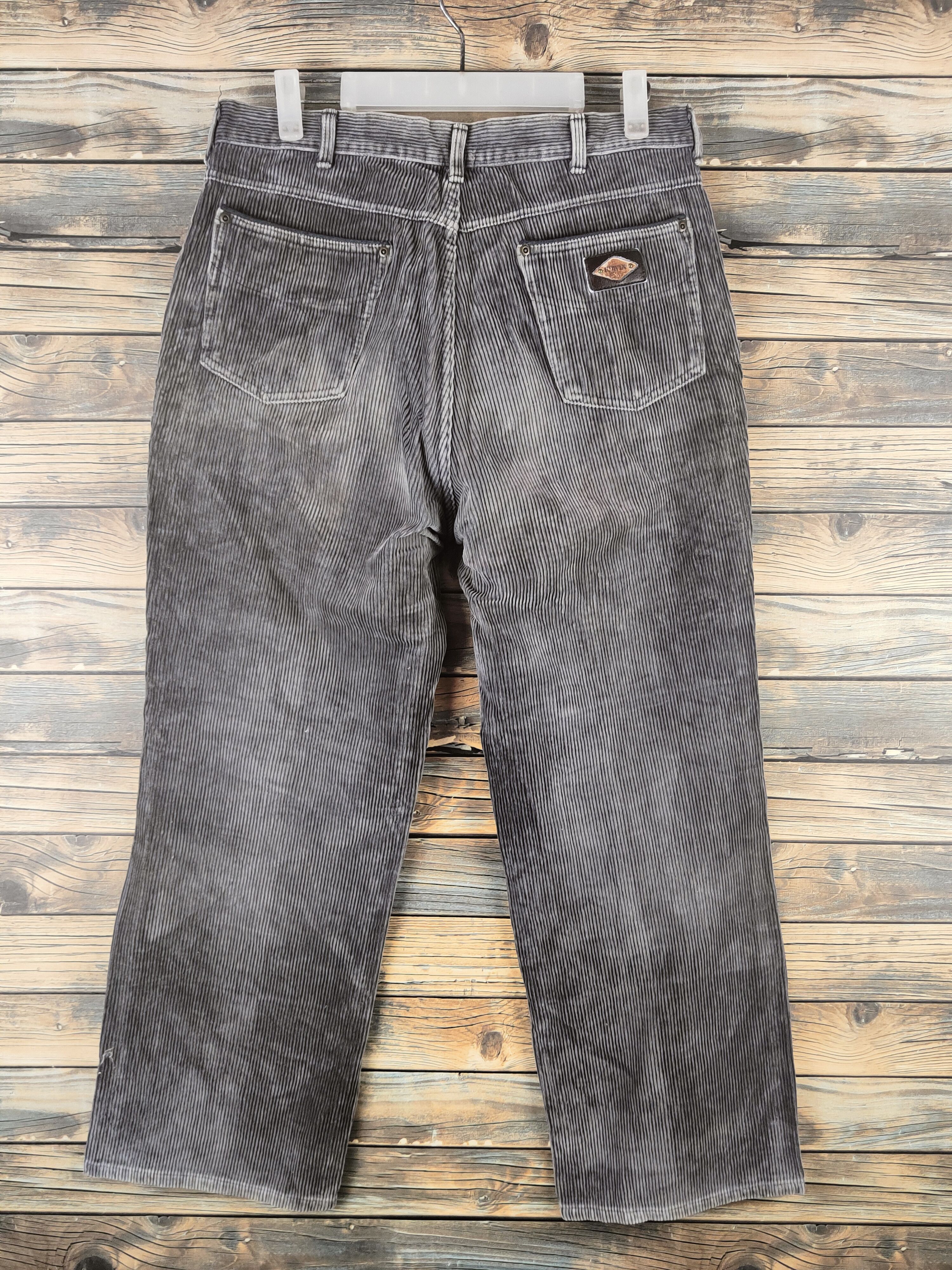 Edwin DL Edwin Dark Gray vintage japan Corduroy Pants #46-865 Size US 32 / EU 48 - 7 Thumbnail