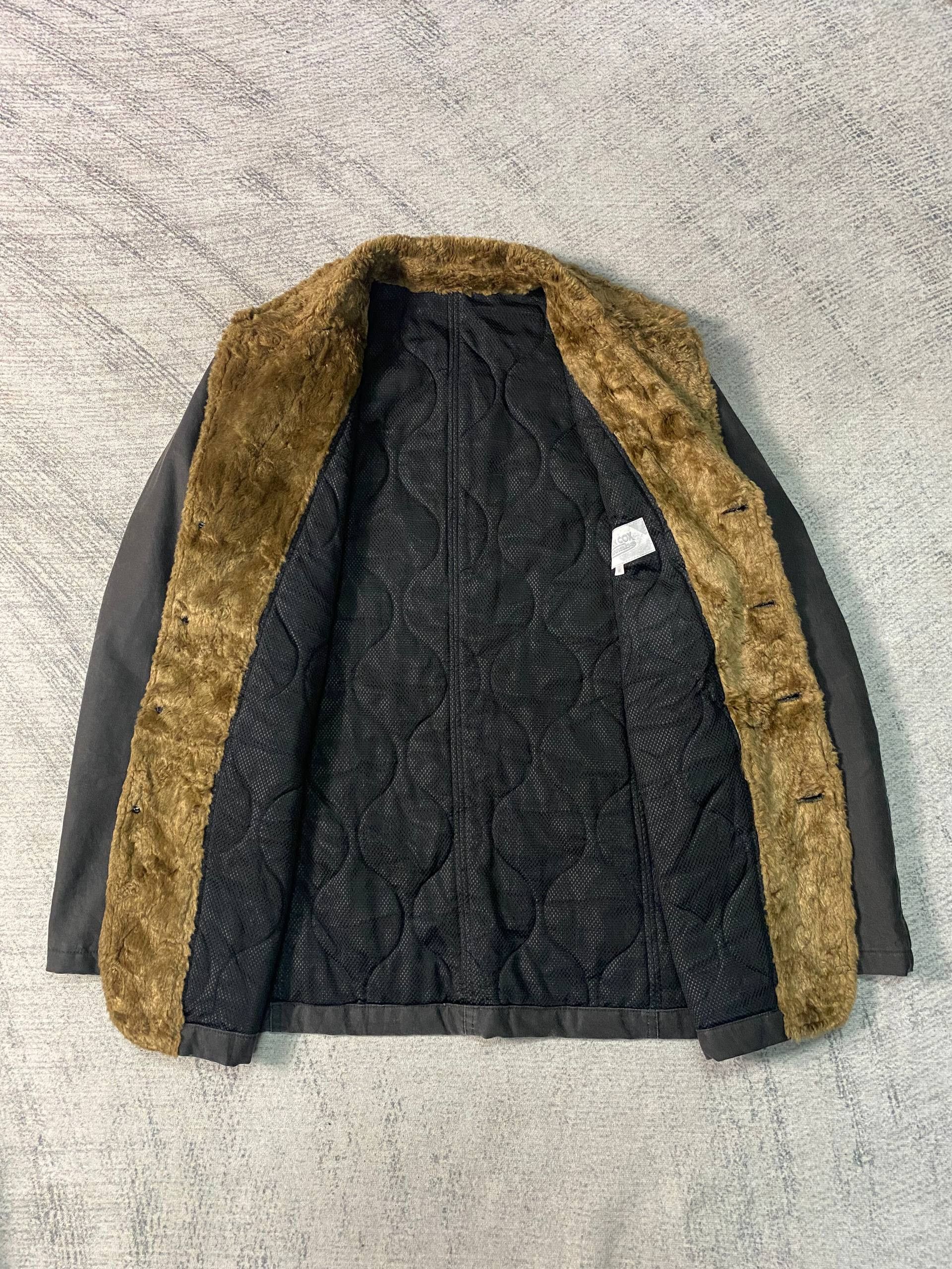 Patrick Cox Patrick Cox Faux Fur Cotton Waxed Feel Padded Lined Jacket Size US M / EU 48-50 / 2 - 6 Thumbnail