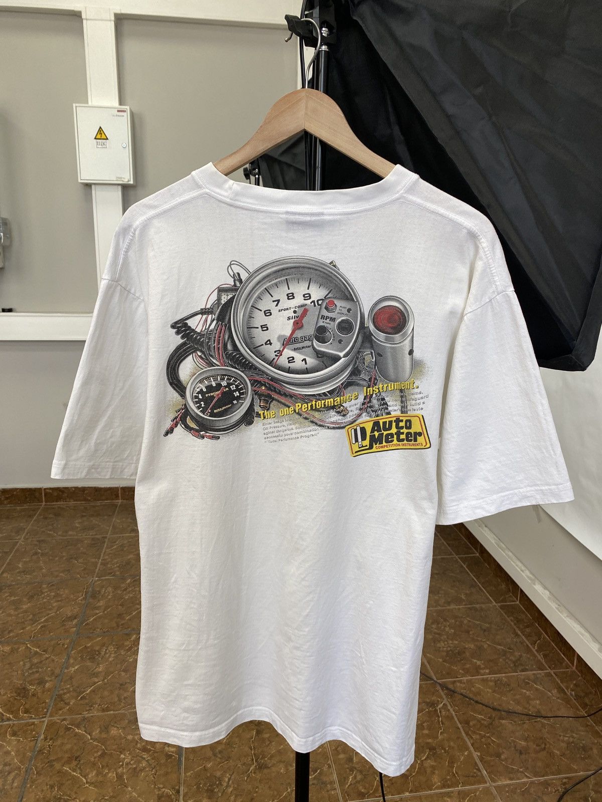 NASCAR × Vintage Y2K 2010 Auto Meter Vintage rare retro t-shirt hype Y2K Size US XL / EU 56 / 4 - 1 Thumbnail