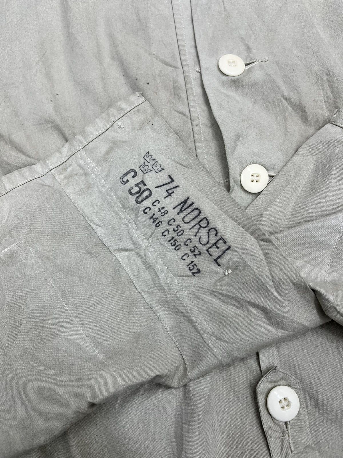 Vintage C-50 70'S SWEDISH ARMY M-62 SNOW PARKA SMOCK Size US L / EU 52-54 / 3 - 13 Thumbnail