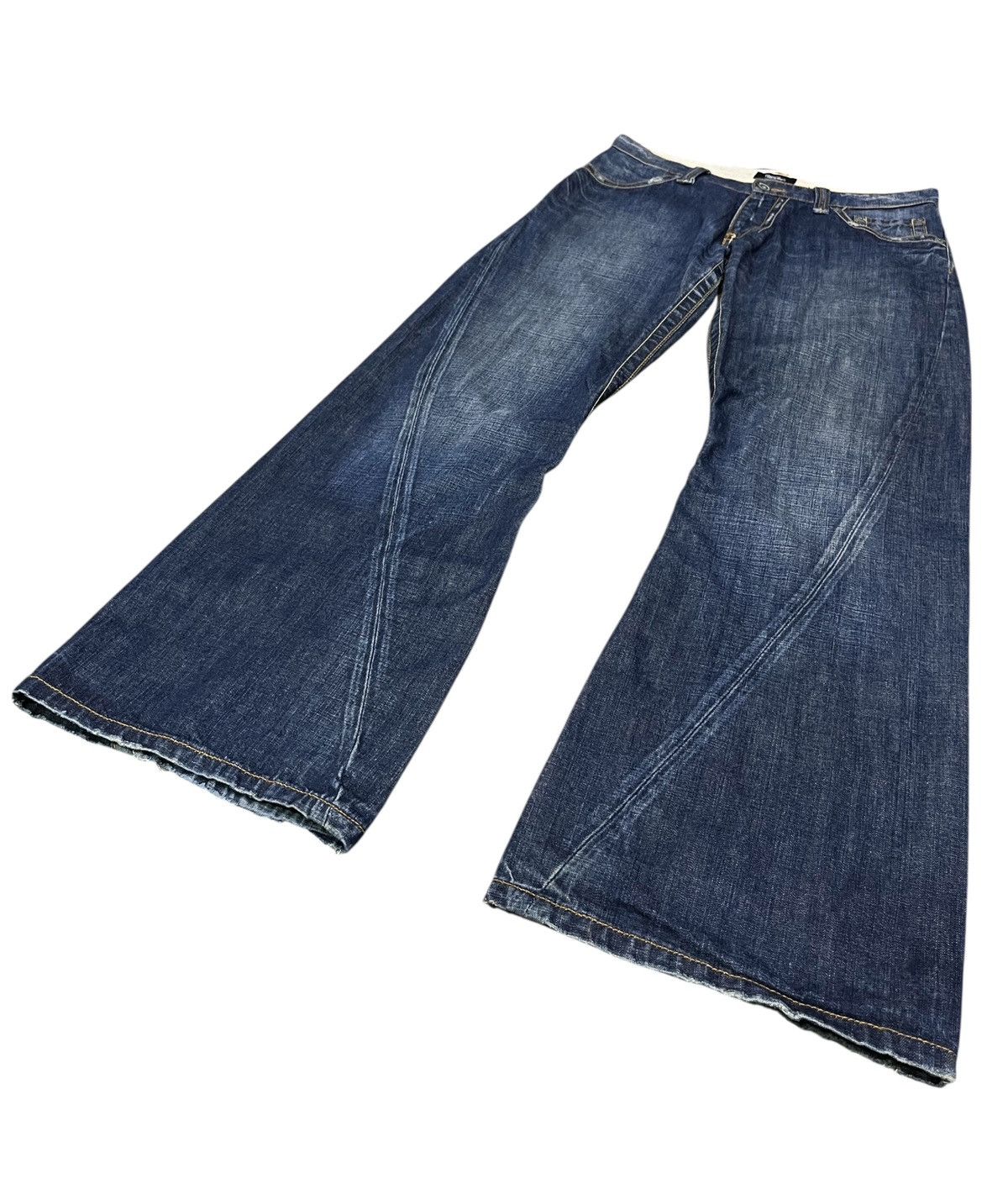Mossimo Vintage Mossimo Super Flare Wide Leg Jeans Y2K Size US 32 / EU 48 - 4 Thumbnail
