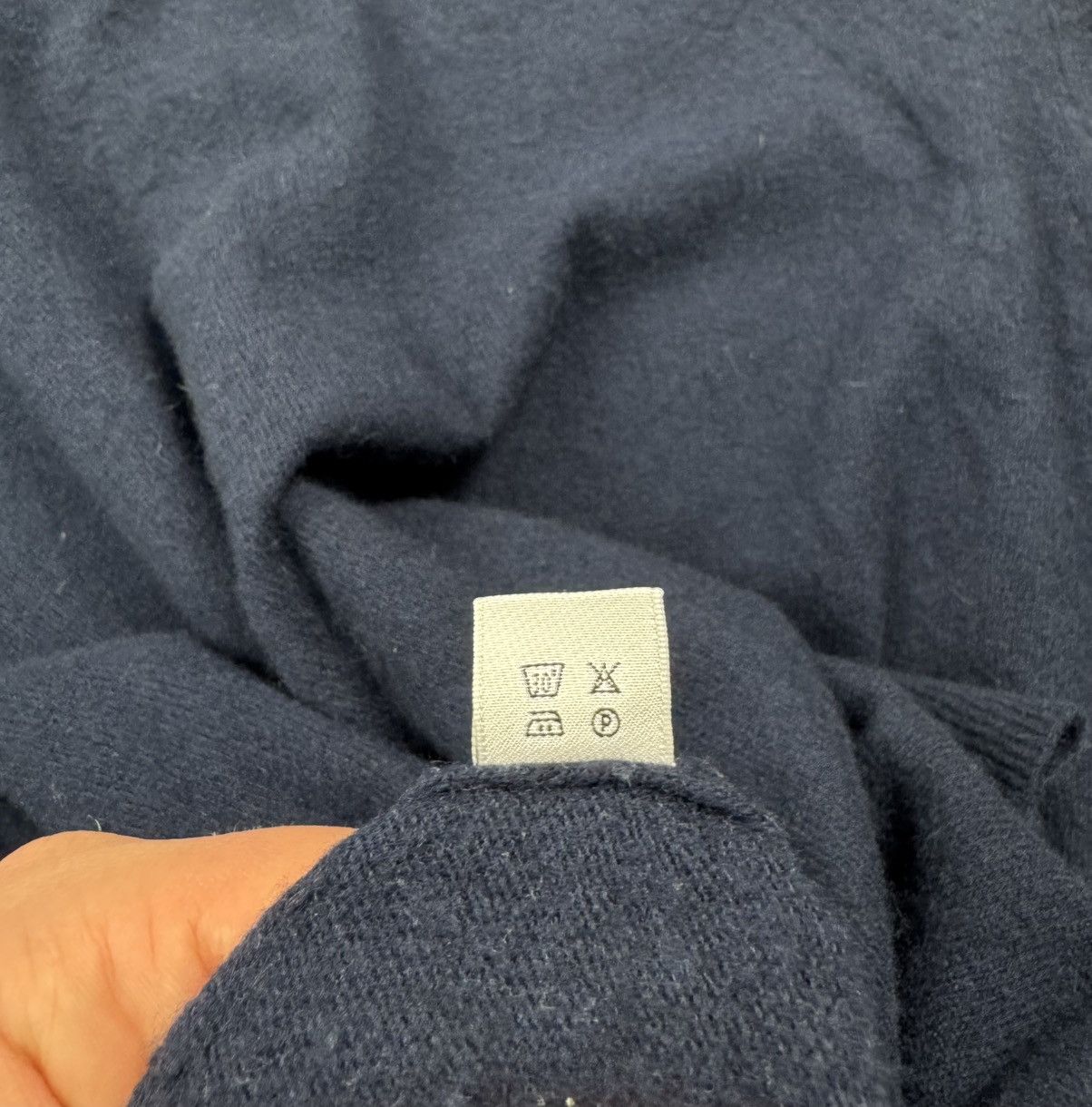 Loro Piana Loro Piana Lana Wool Blue Sweater Luxury Size US M / EU 48-50 / 2 - 17 Thumbnail