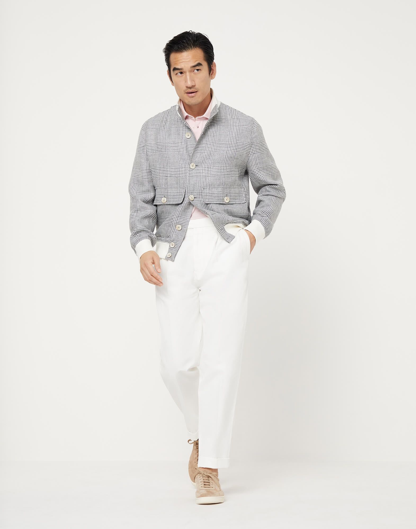 Brunello Cucinelli Jacket in Grey Size US L / EU 52-54 / 3 - 3 Thumbnail