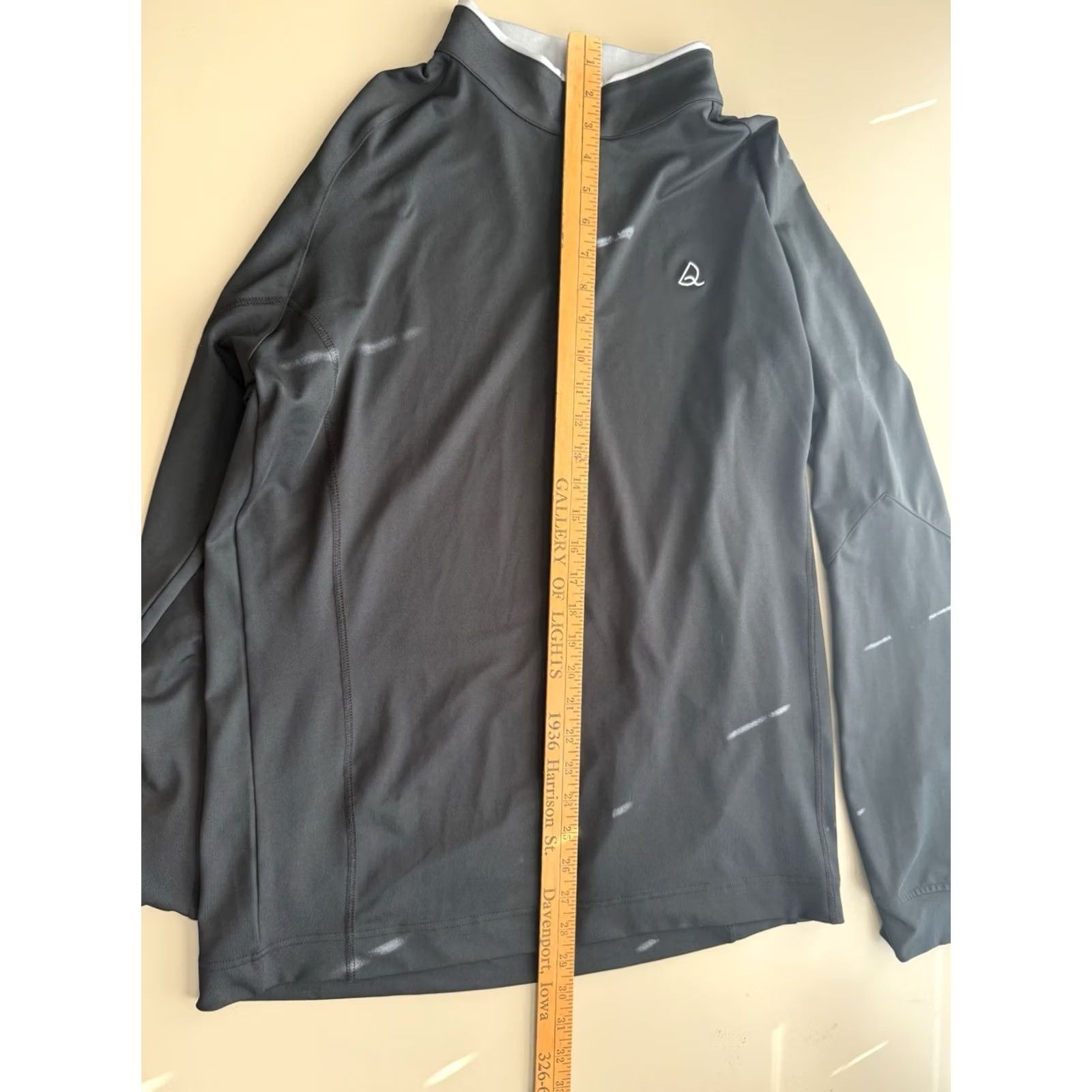 Vintage Mens 1/4 Zip Pullover Golf Jacket L Black/Gray Deolax Activewear Performance Sportswear Size US L / EU 52-54 / 3 - 5 Thumbnail