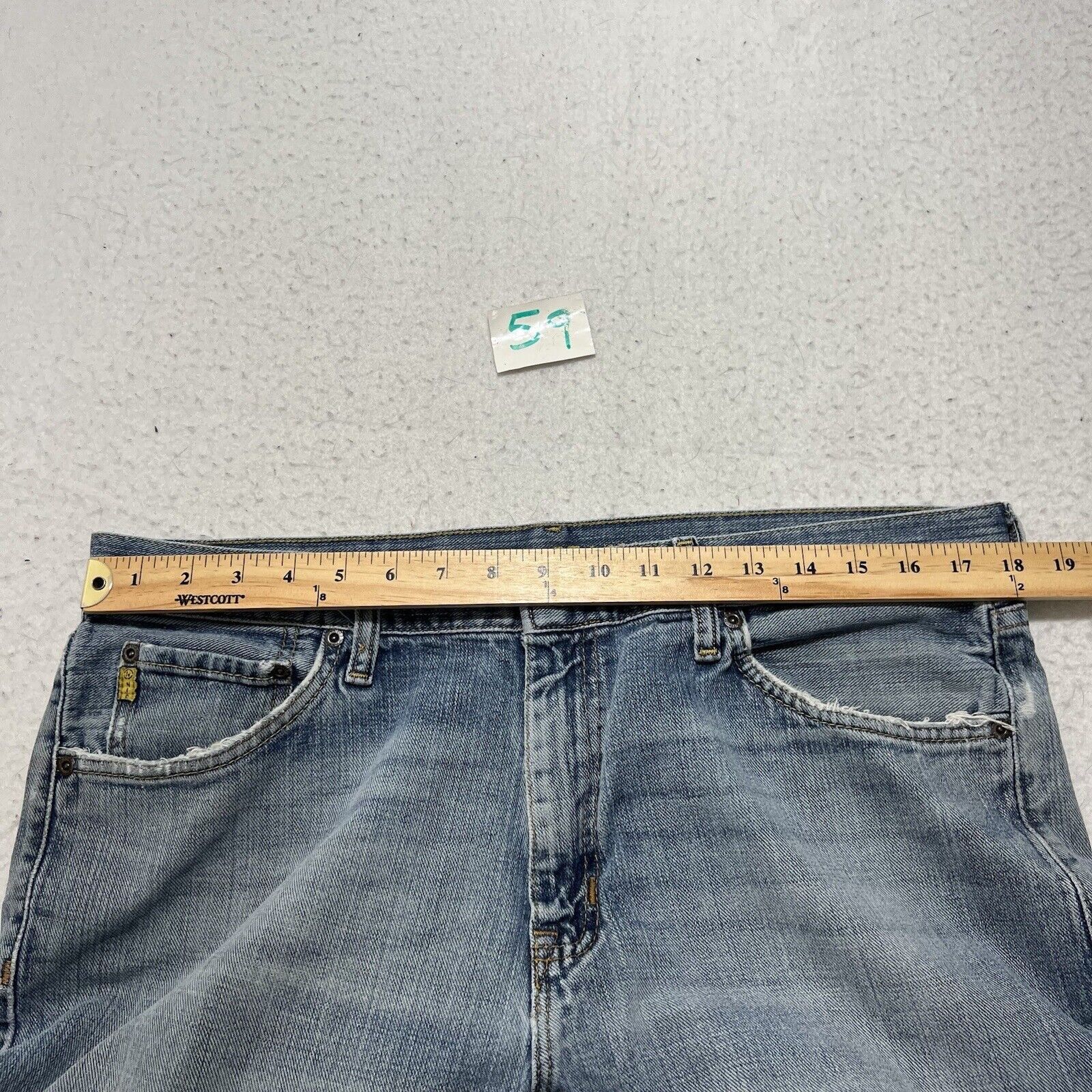Nautica Nautica 34x30 Straight Leg Jeans Light Blue Denim Cotton Size US 34 / EU 50 - 8 Thumbnail