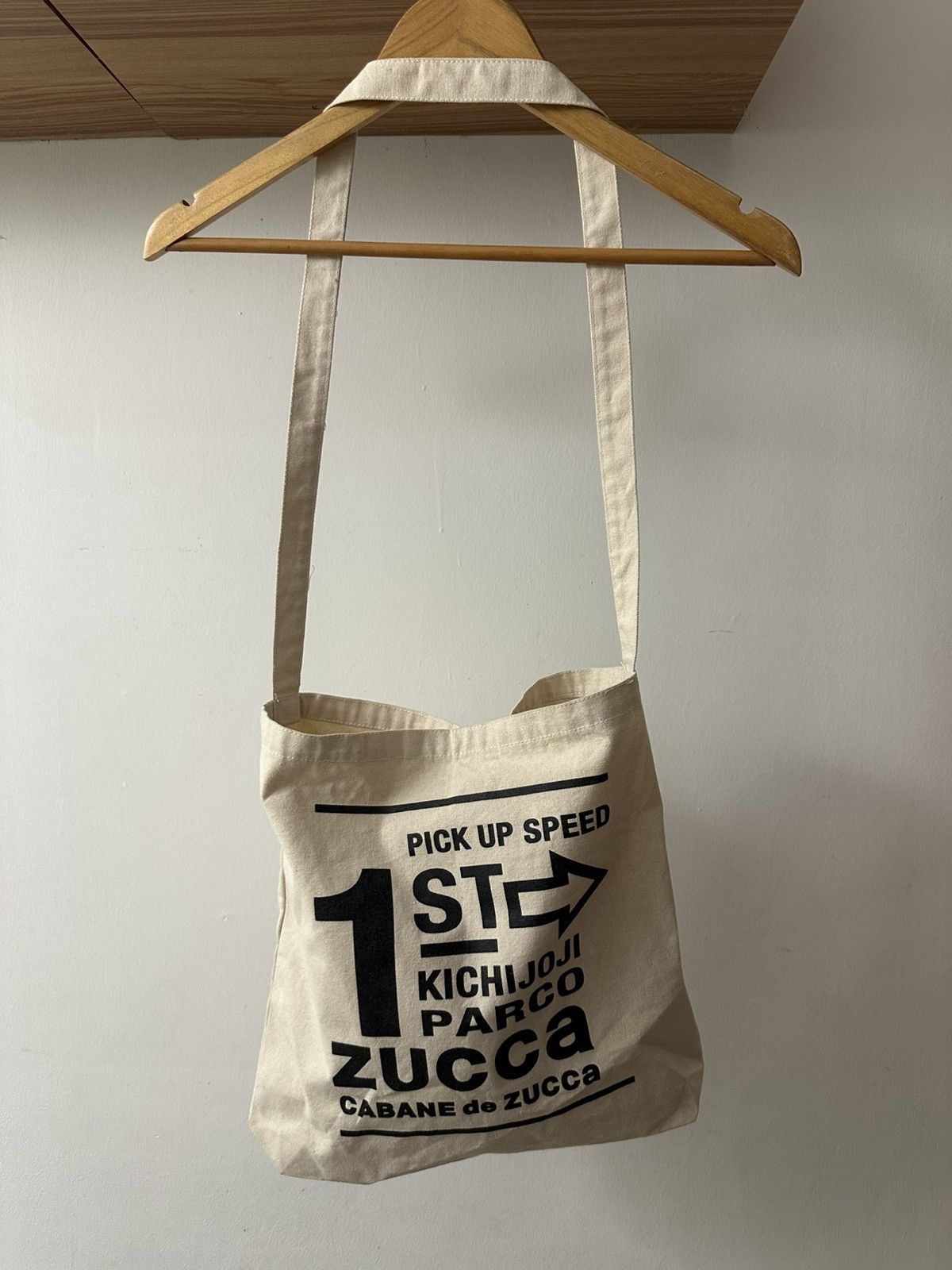 CABANE de ZUCCa × Issey Miyake Zucca By Issey Miyake Heavy Cotton Recycle Shoulder Bag Size ONE SIZE - 1 Thumbnail