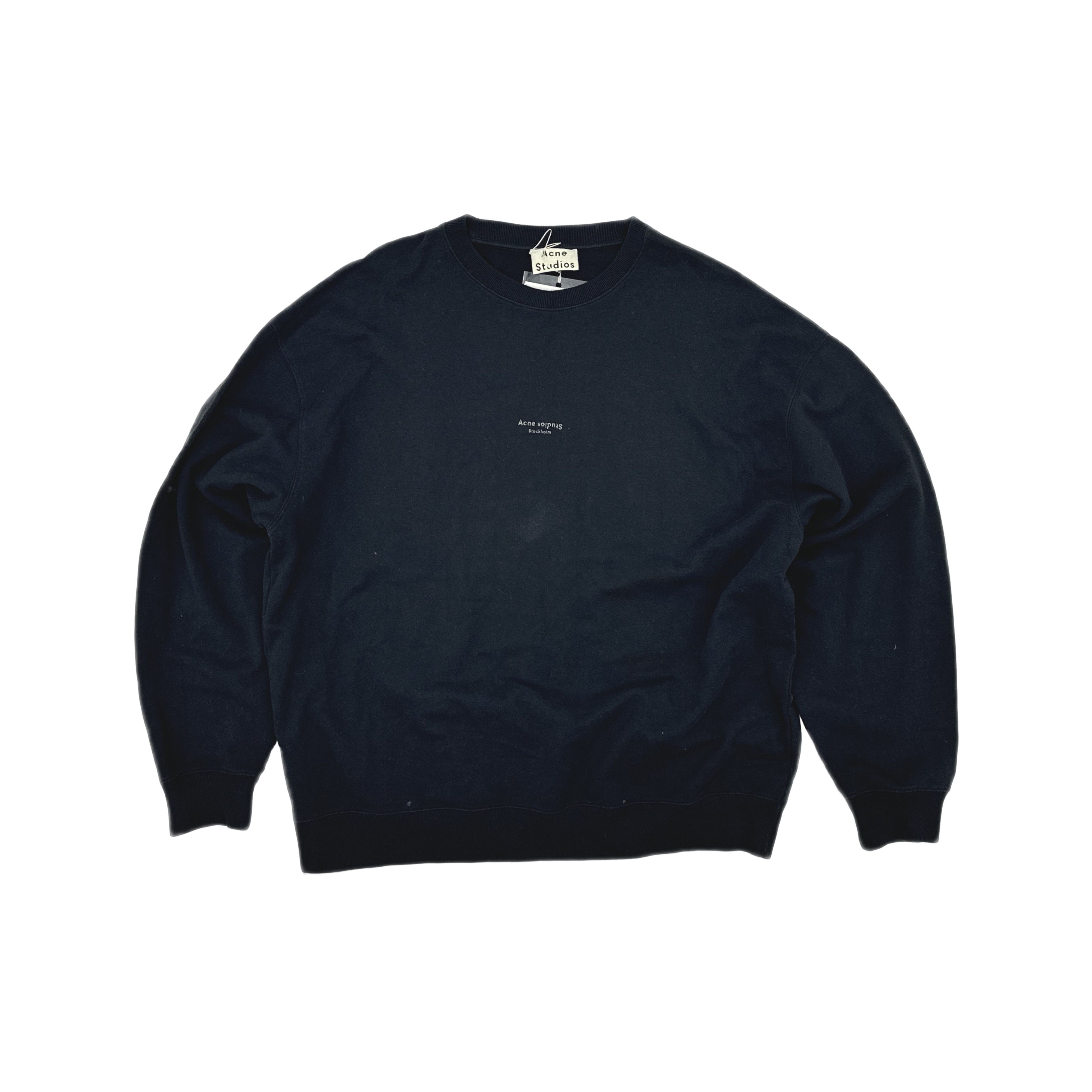 Acne Studios Acne Studios Logo Crewneck Sweatshirt XL Size US XL / EU 56 / 4 - 1 Thumbnail