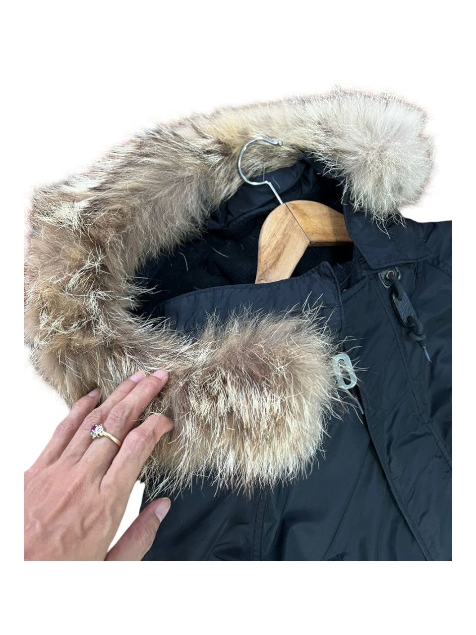 Polo Ralph Lauren Faux Fur Trimmed Parka Jacket Size US M / EU 48-50 / 2 - 10 Thumbnail