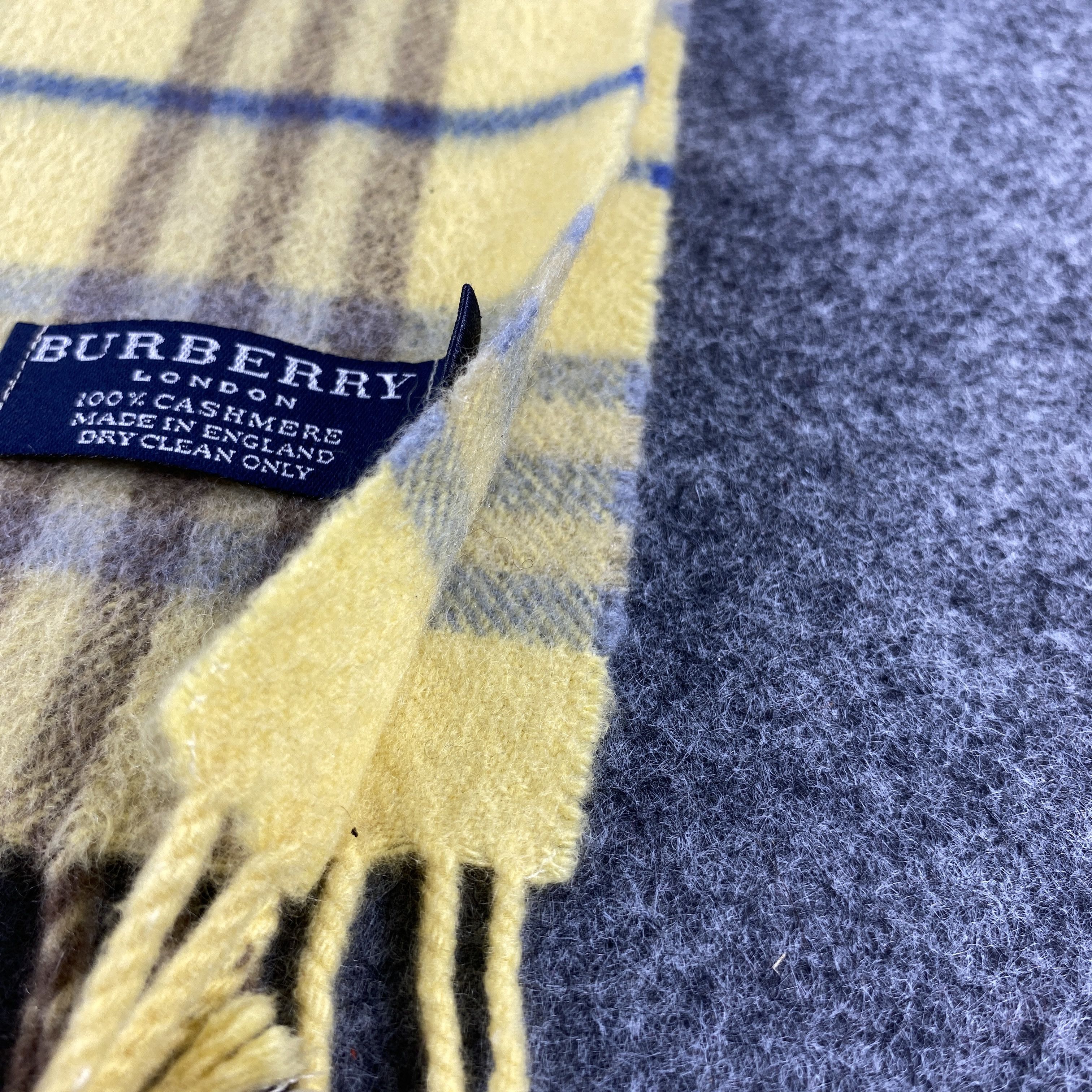 Burberry × Vintage GF10381 Burberry Scarf Neck Wear Muffler Nova Check Size ONE SIZE - 5 Thumbnail