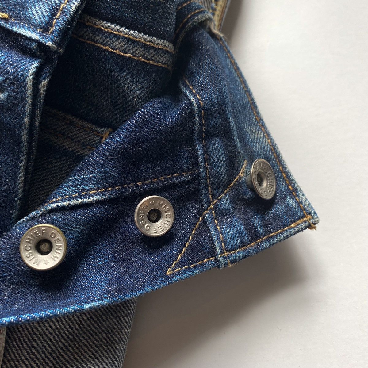 Other Mischief Iron Label Custom Tailors Selvedge Jeans Size US 32 / EU 48 - 2 Thumbnail