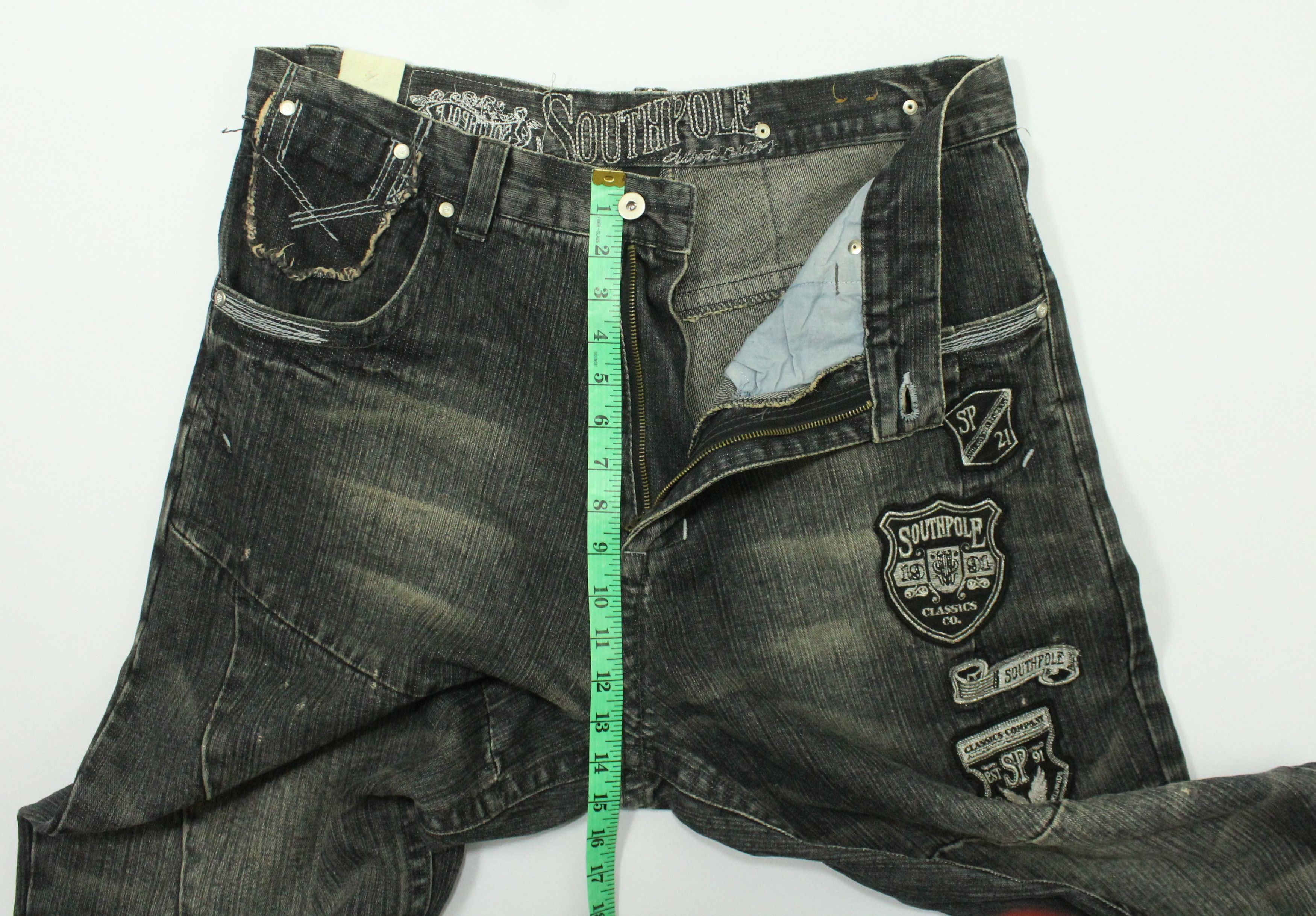 Southpole SOUTHPOLE Denim Patches Logo Baggy JNCO PNB STUSSY Size US 36 / EU 52 - 22 Thumbnail