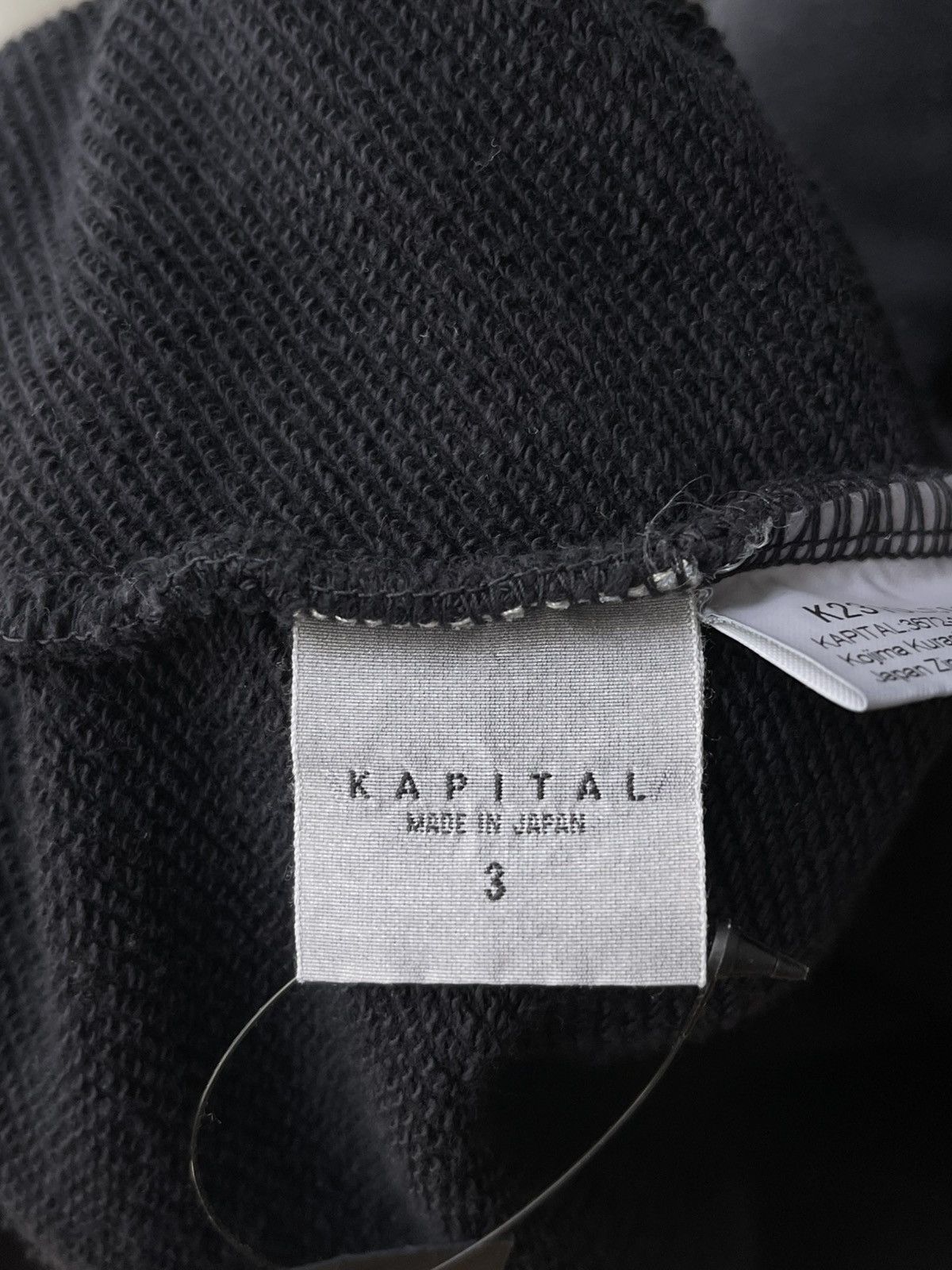 Kapital Kapital 2023 8-Pockets Black Washed Utility Sweater Size US L / EU 52-54 / 3 - 16 Thumbnail