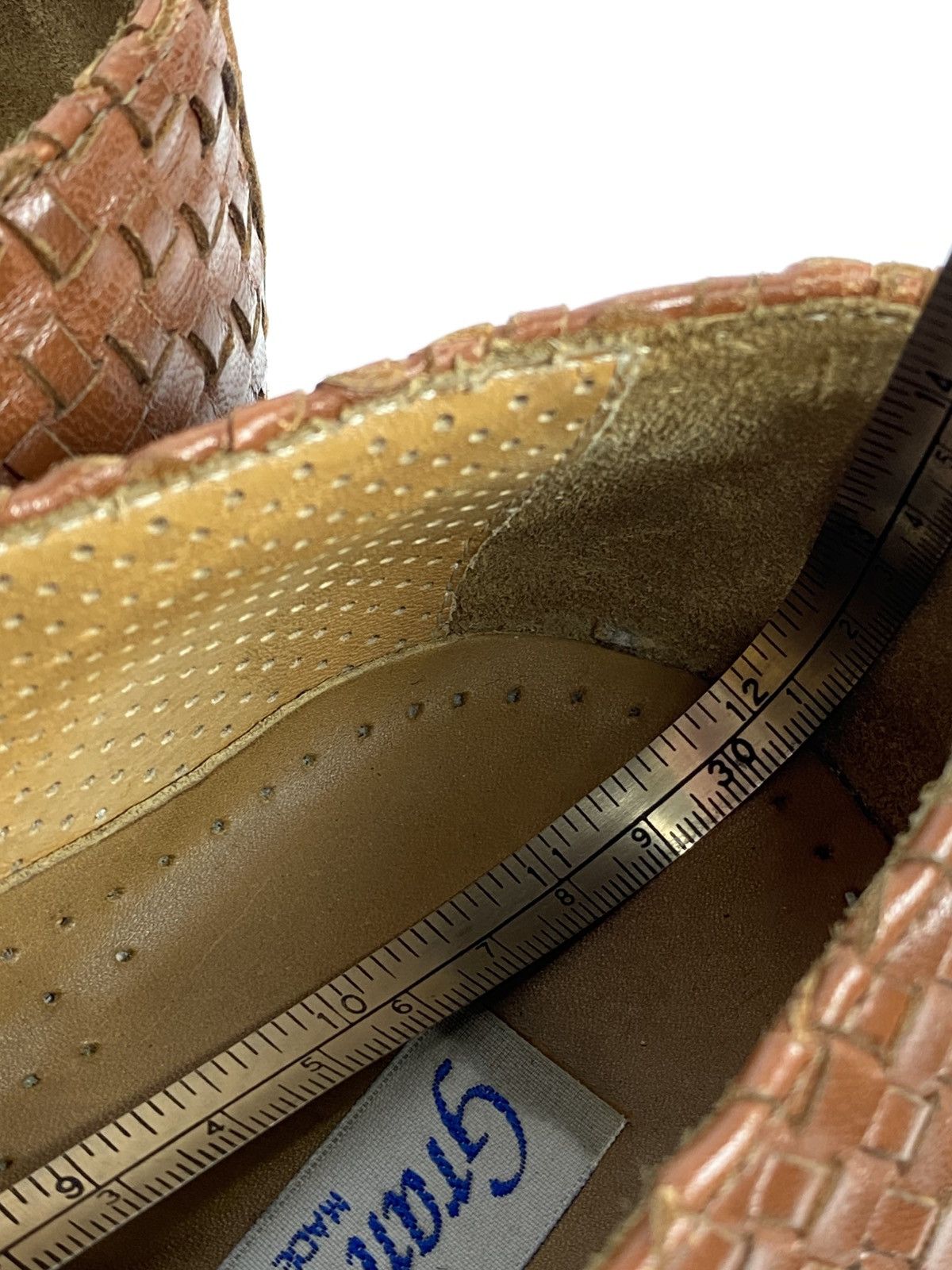Other Gran Ducato Italy Woven Derby Shoes Genuine Leather size 46 Size US 12 / EU 45 - 11 Thumbnail