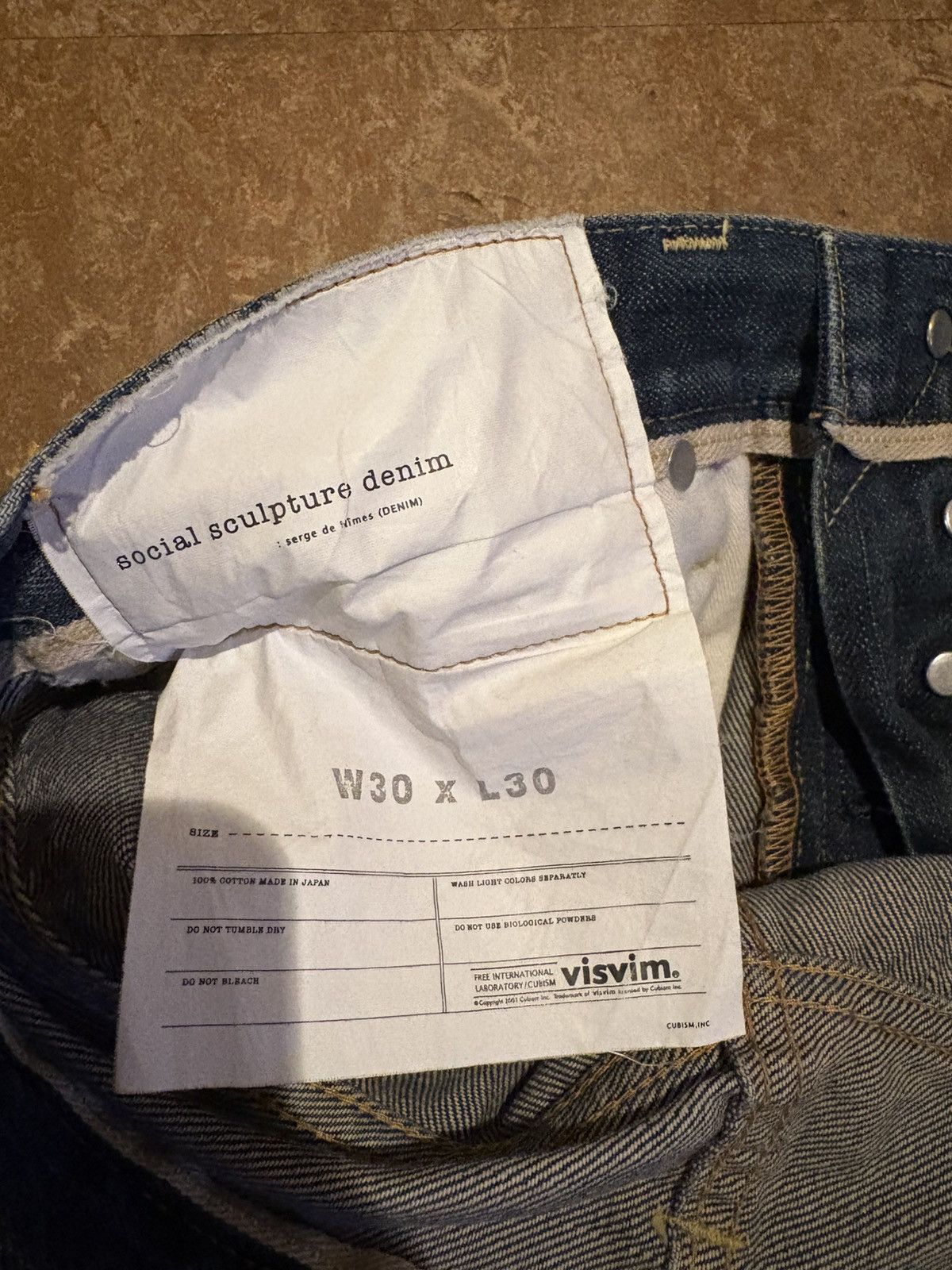 Visvim Visvim sculpture denim 01.2R Size US 30 / EU 46 - 5 Thumbnail