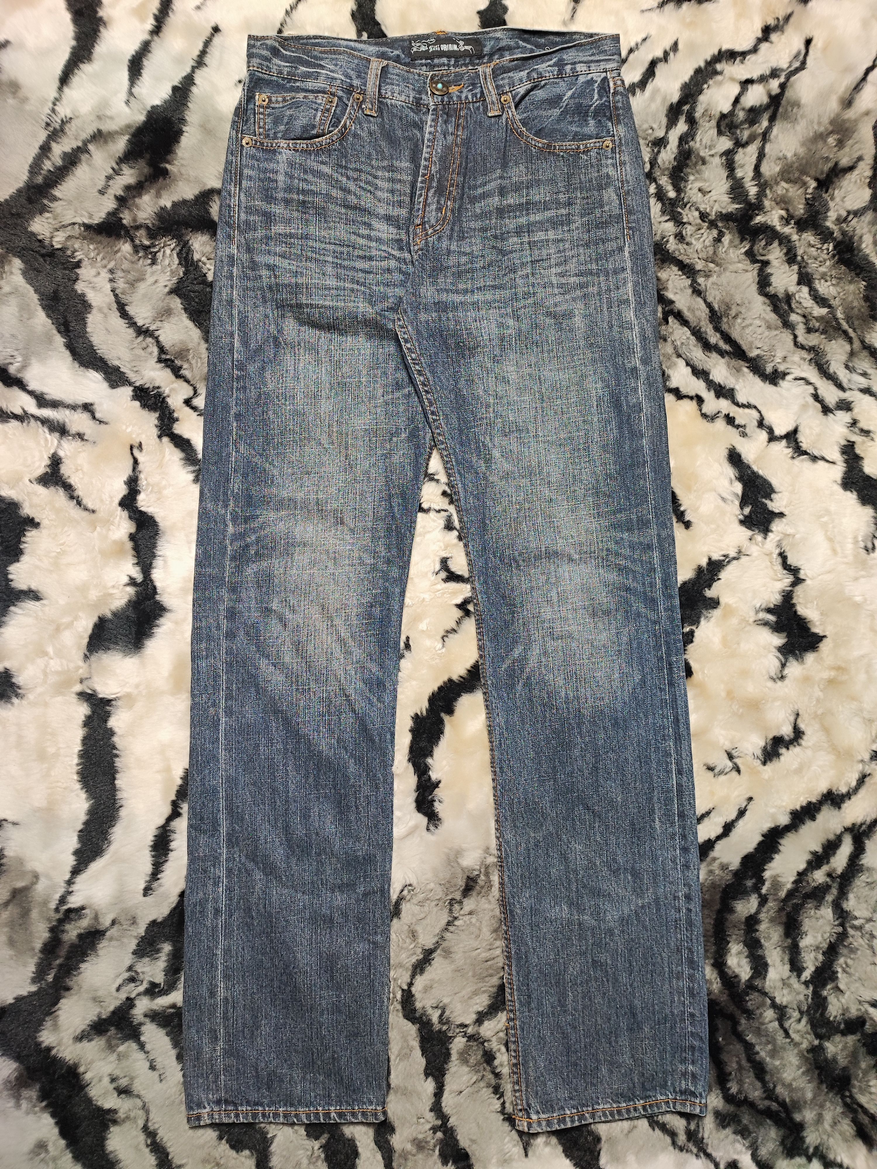 Tornado Mart Oririn Jeans Baggy Loose Fit Straight Cut Size US 30 / EU 46 - 2 Thumbnail
