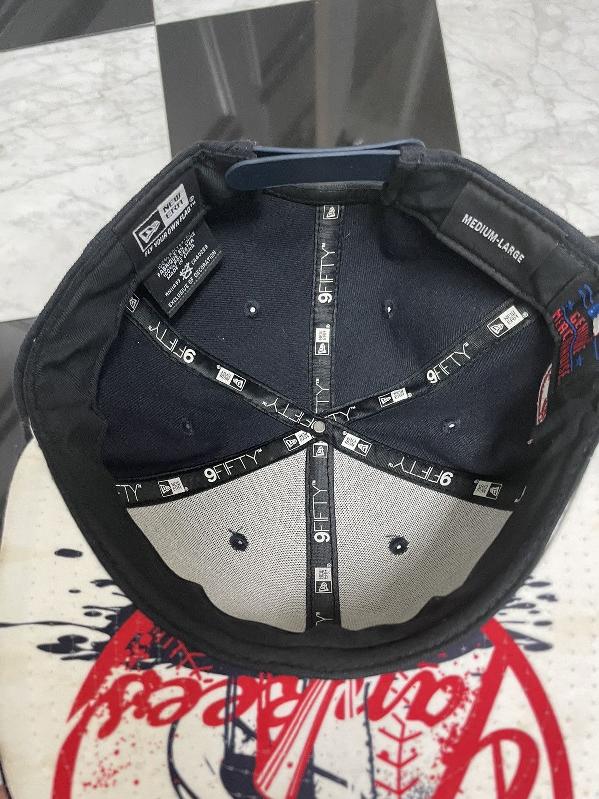 New Era 🔥 vintage Yankees adjustable hat Size ONE SIZE - 4 Thumbnail