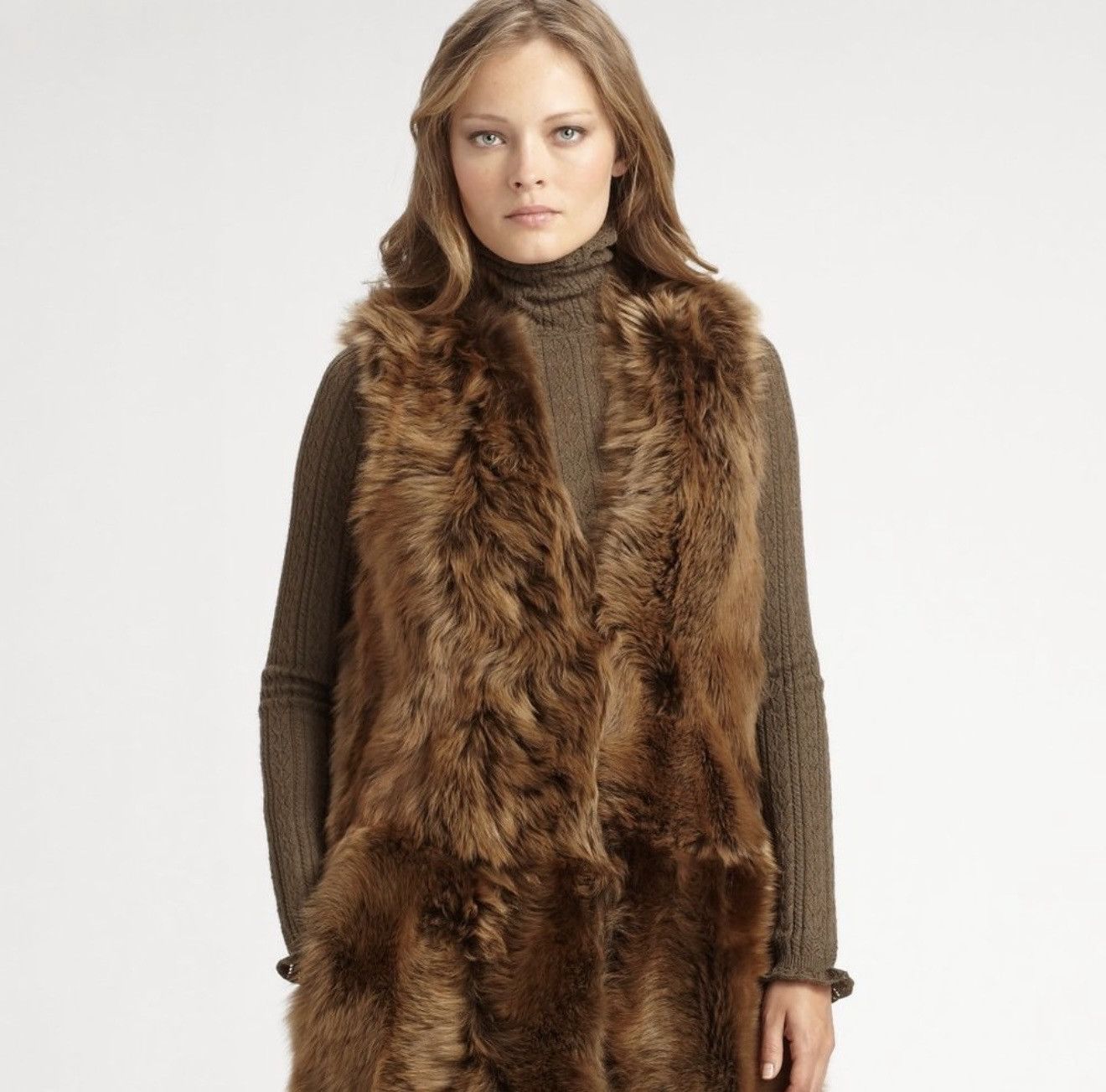 Ralph Lauren Ralph Lauren Fall/Winter '11 Lamb Shearling Vest Size S / US 4 / IT 40 - 1 Thumbnail