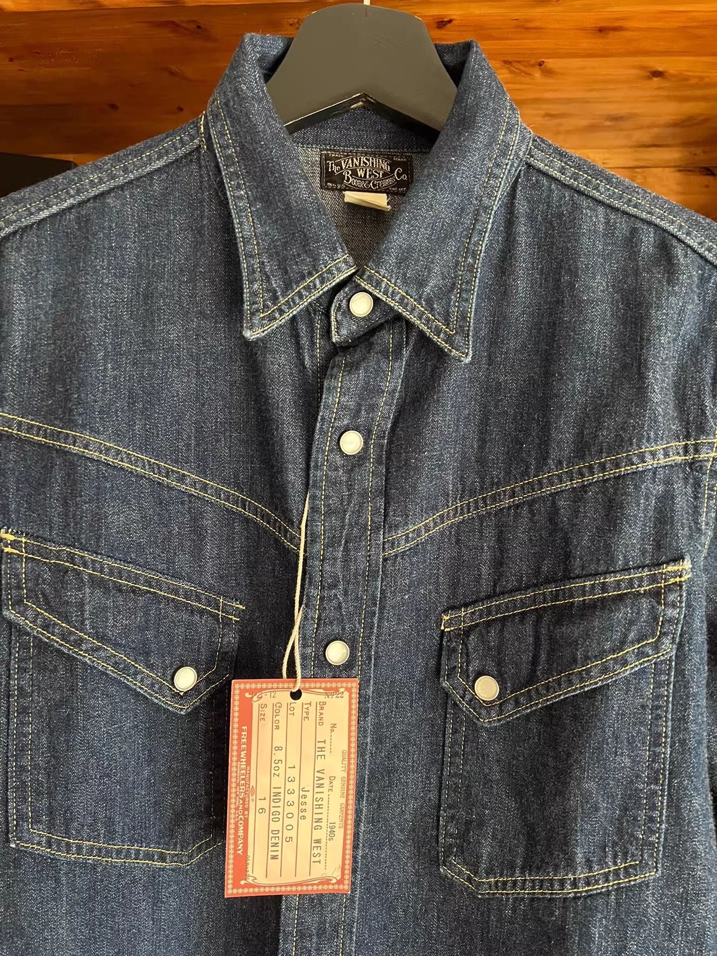 Freewheelers Freewheelers 2013 Denim Western Shirt Size US M / EU 48-50 / 2 - 6 Thumbnail