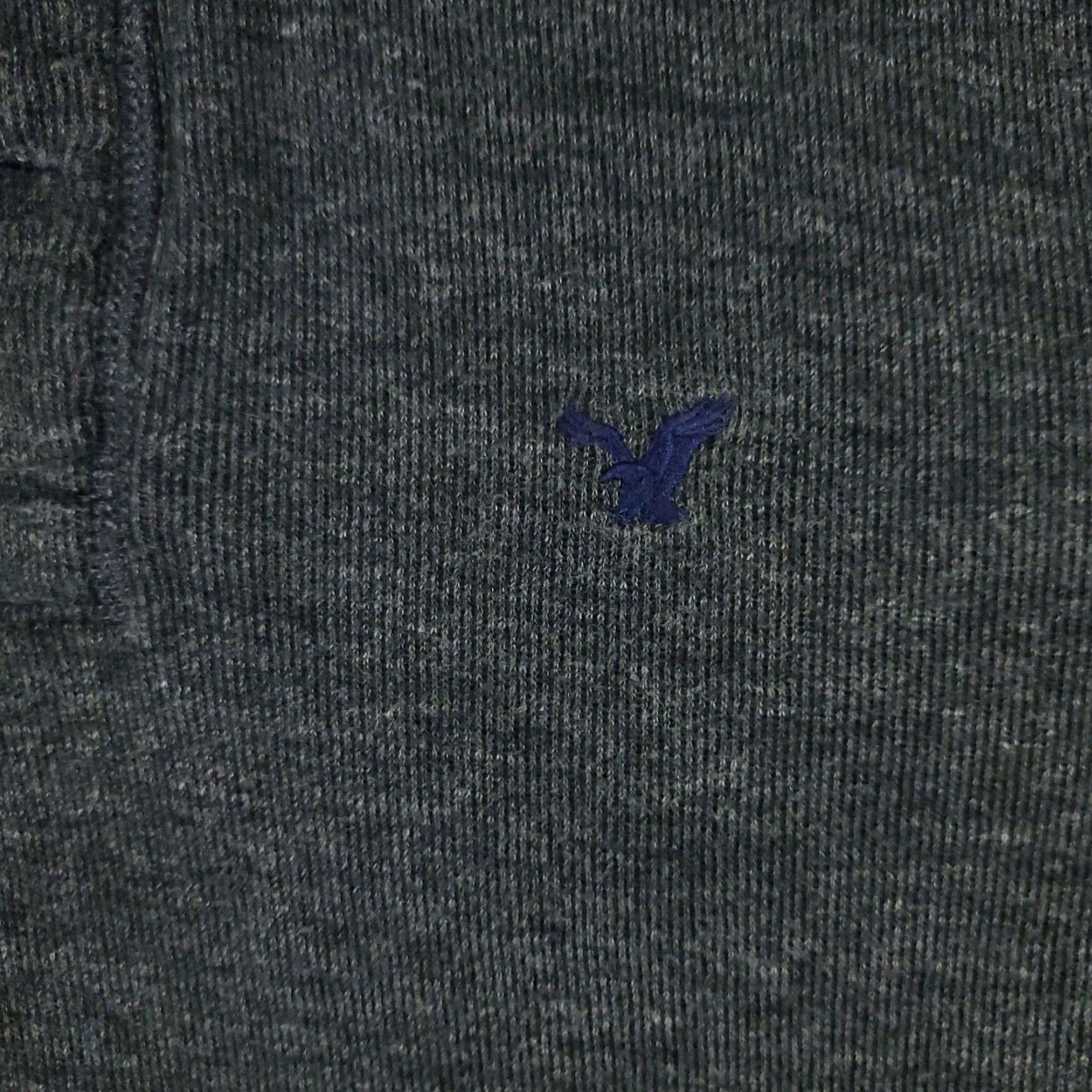 American Eagle Outfitters American Eagle Pullover Sweater Mens Medium Gray 1/4 Zip Mock Neck Cotton Size US M / EU 48-50 / 2 - 2 Thumbnail