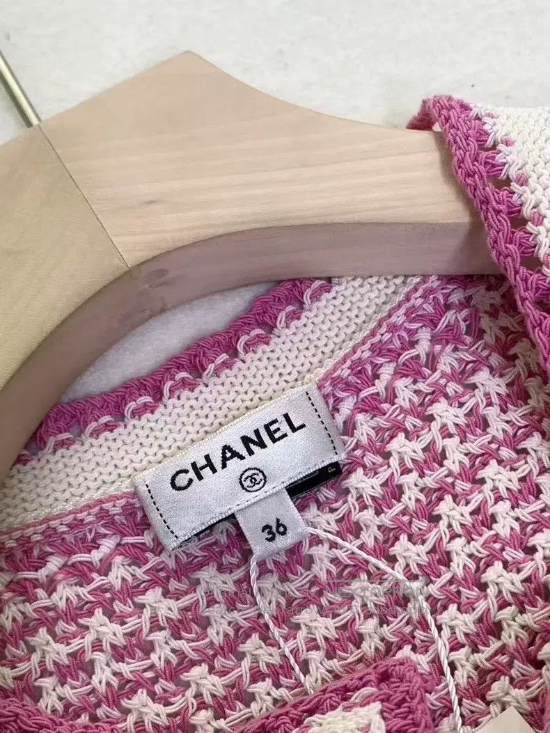 Chanel Chanel Pink knitted dress Size XS / US 0-2 / IT 36-38 - 4 Thumbnail